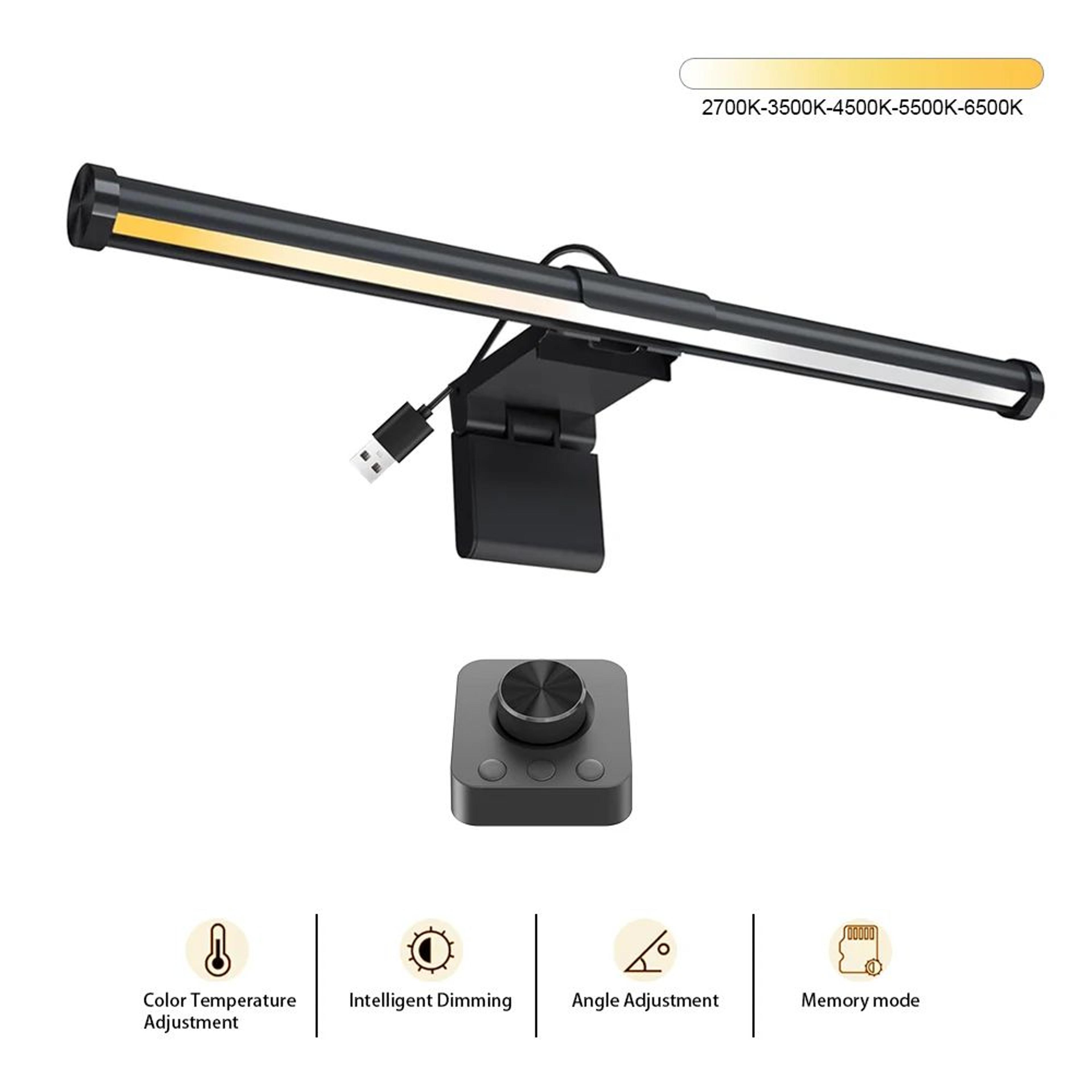 Dimmable LED Monitor Light Bar With Remote Control For Office And Gaming 11