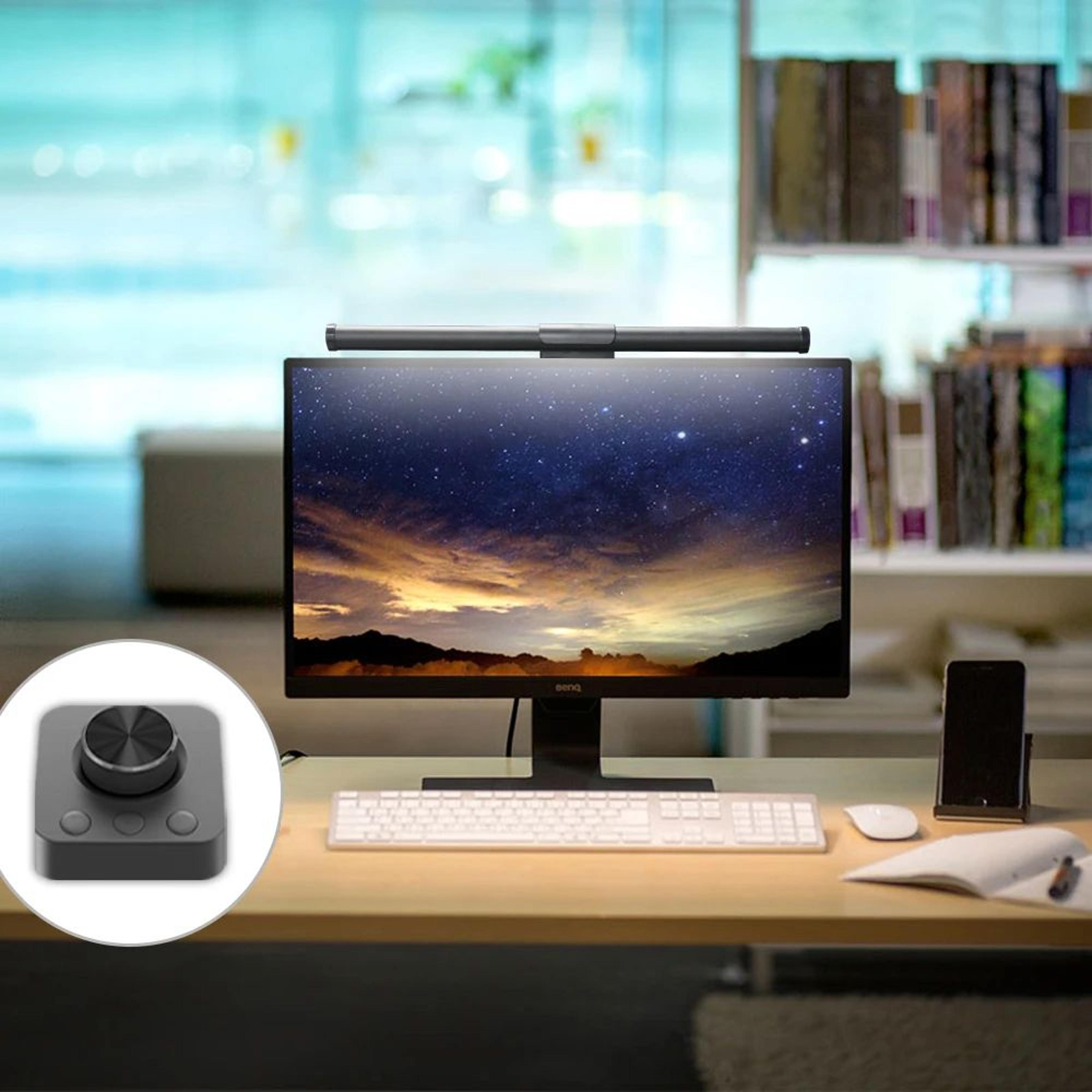 Dimmable LED Monitor Light Bar With Remote Control And Ambient Lighting 10