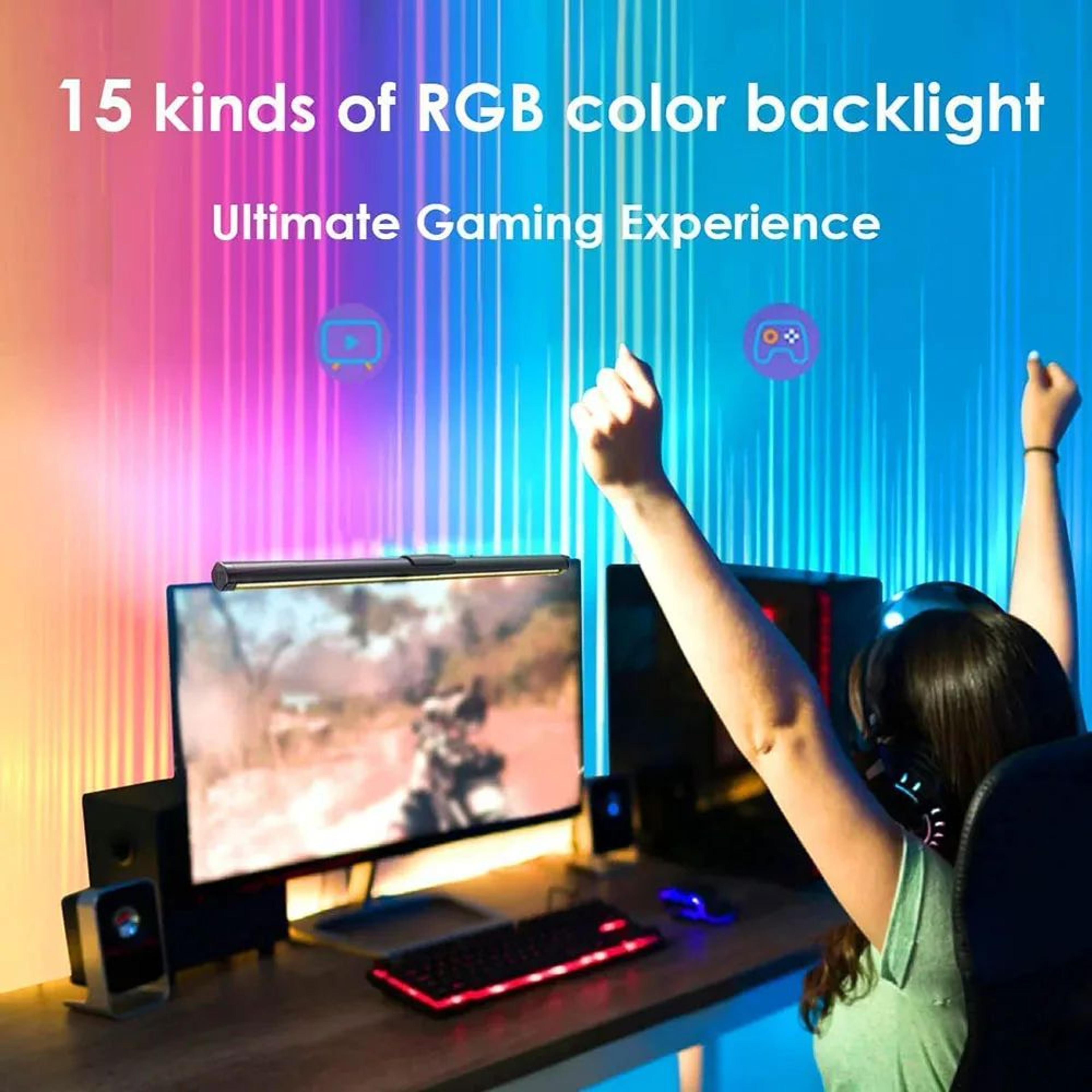 LED Monitor Light Bar With RGB Music Rhythm Backlight For Work And Gaming 3