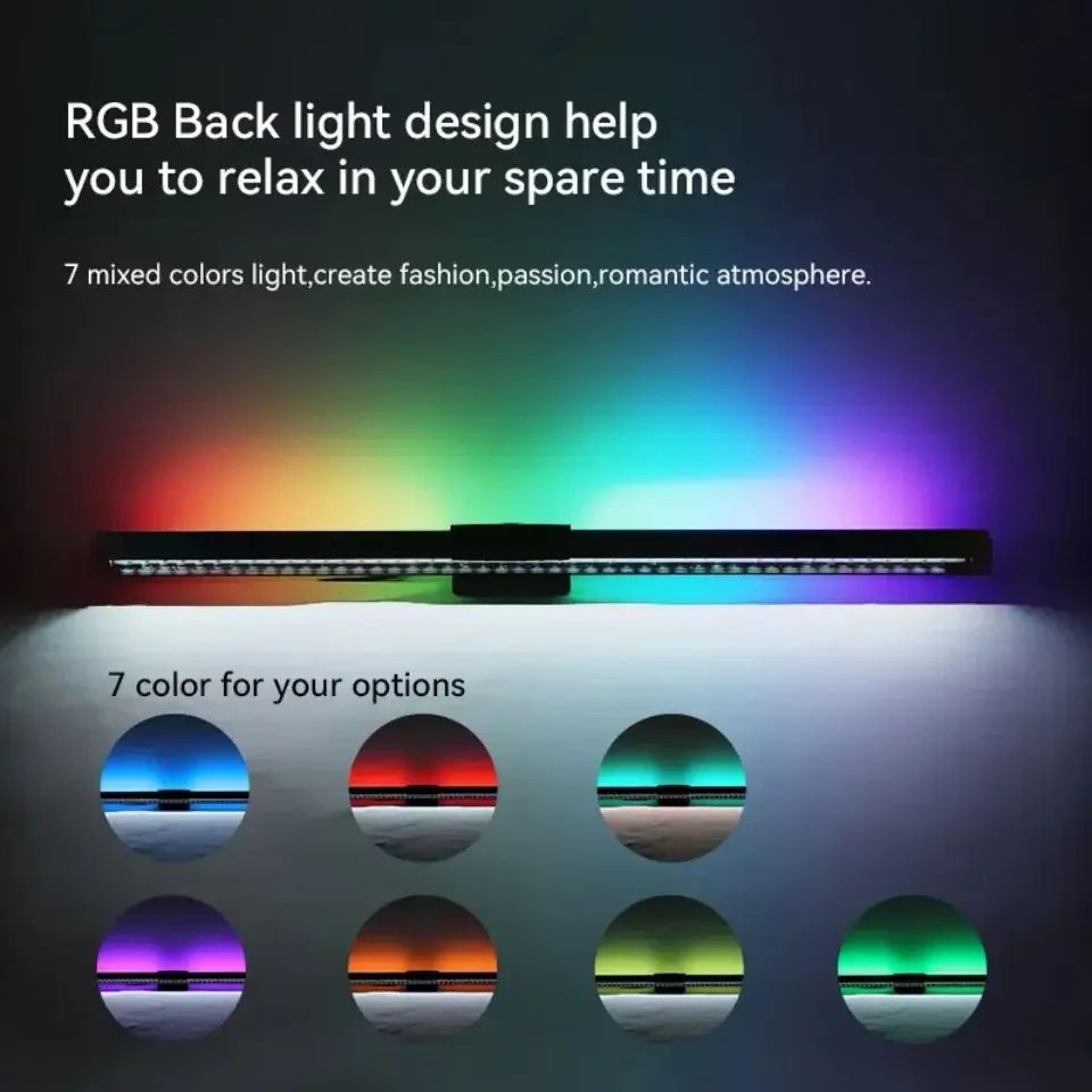 USB Dimmable LED Monitor Light Bar With RGB Atmosphere Lighting 1