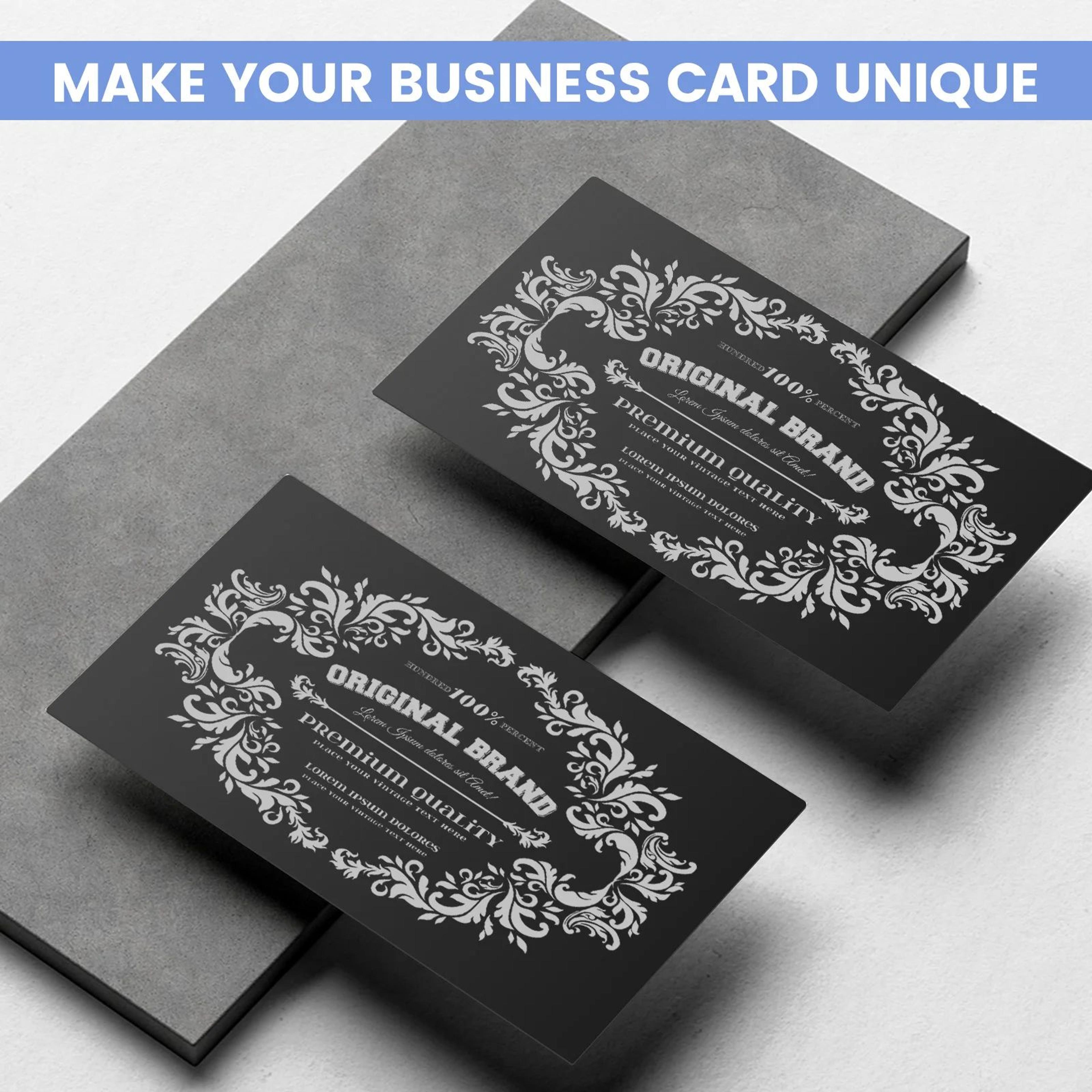 50 Piece Aluminum Blank Cards For Laser Engraving And Custom Name Cards 5