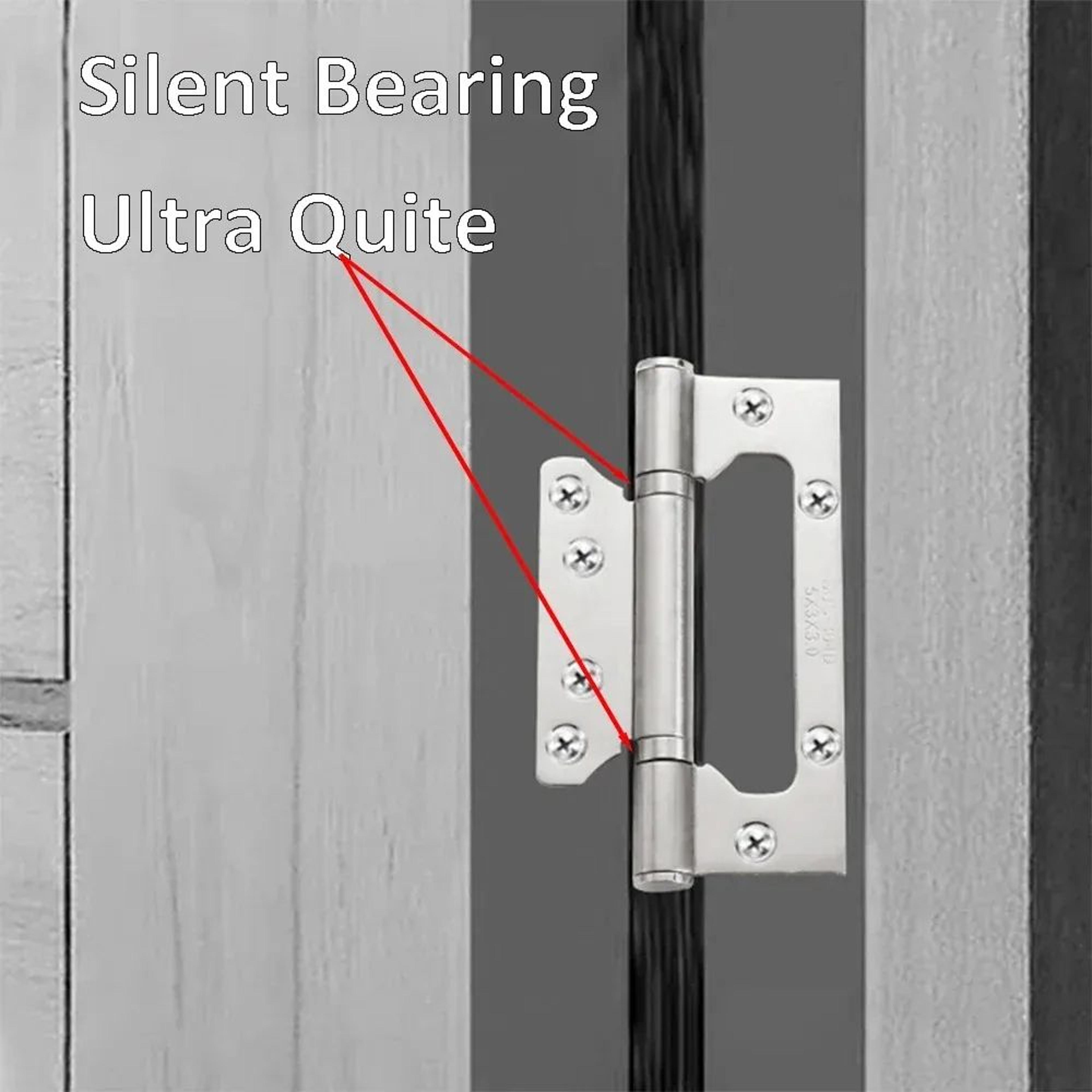 6 Piece 4 Inch Stainless Steel Door Hinges For Bedroom And Bathroom 4