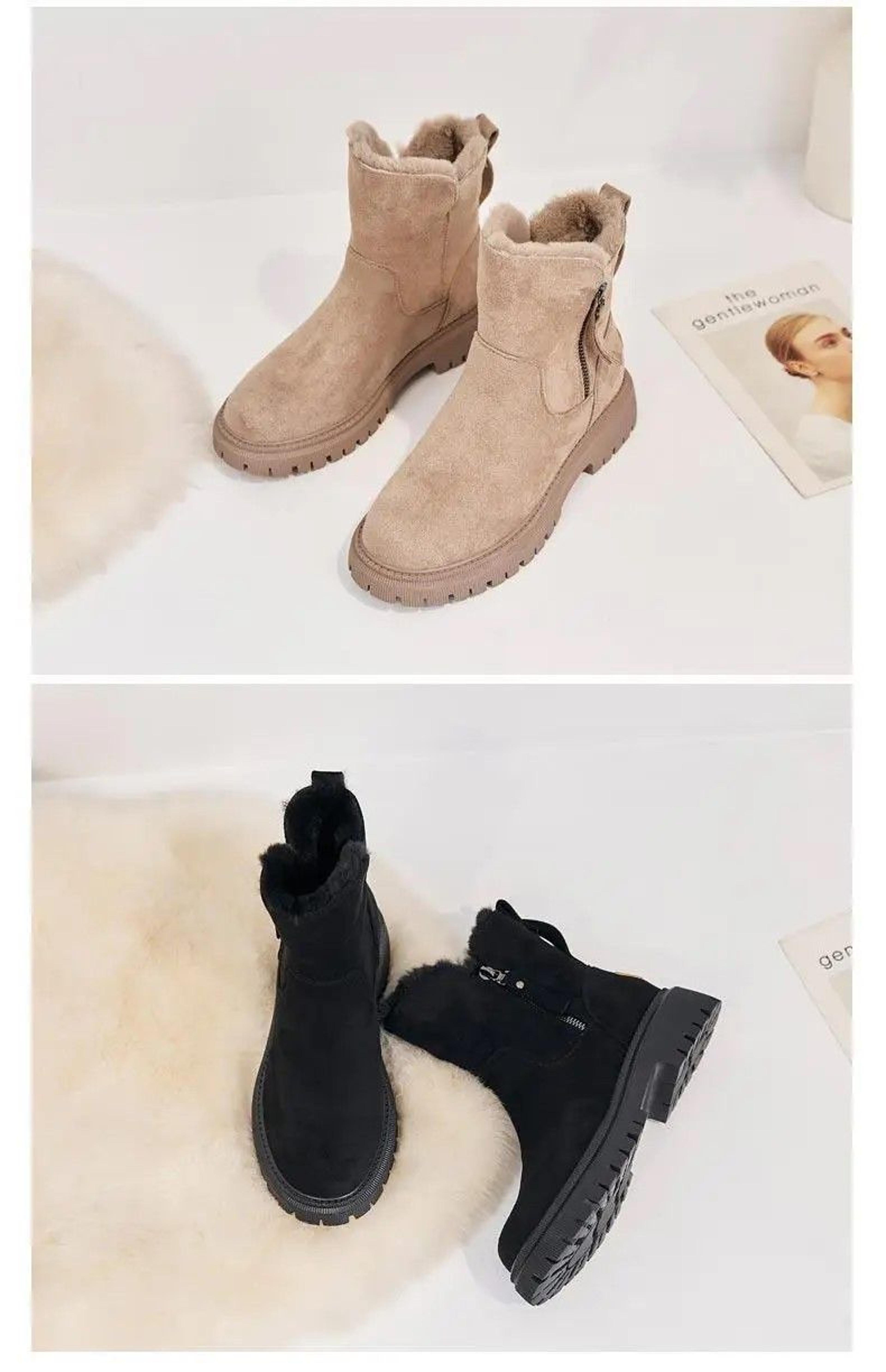 Arctic Embrace Womens Winter Boots Warm FurLined Snow Boots For Women 11
