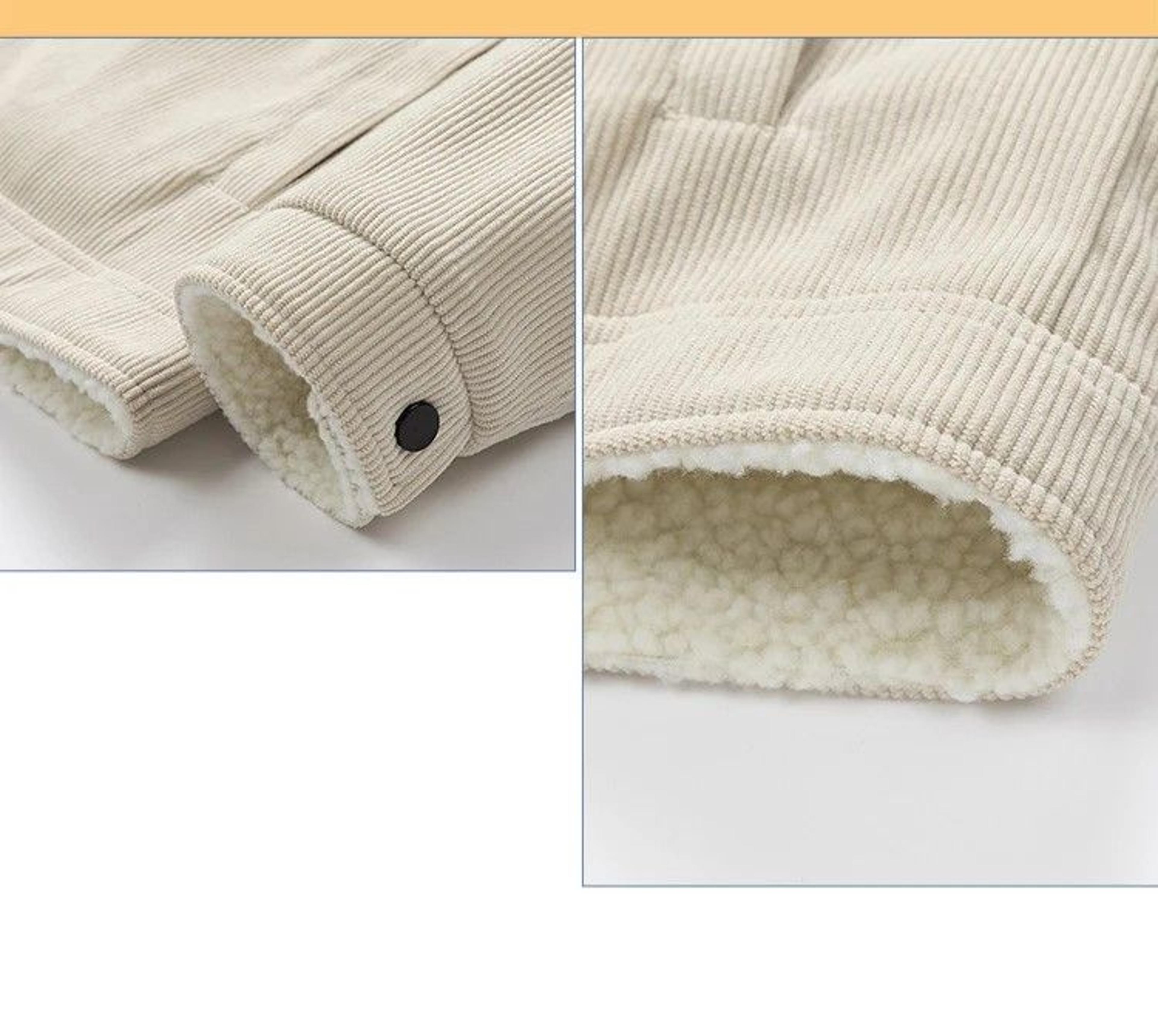 Winter Shield Corduroy Down Mens Coat  Premium Warm Winter Jacket 6