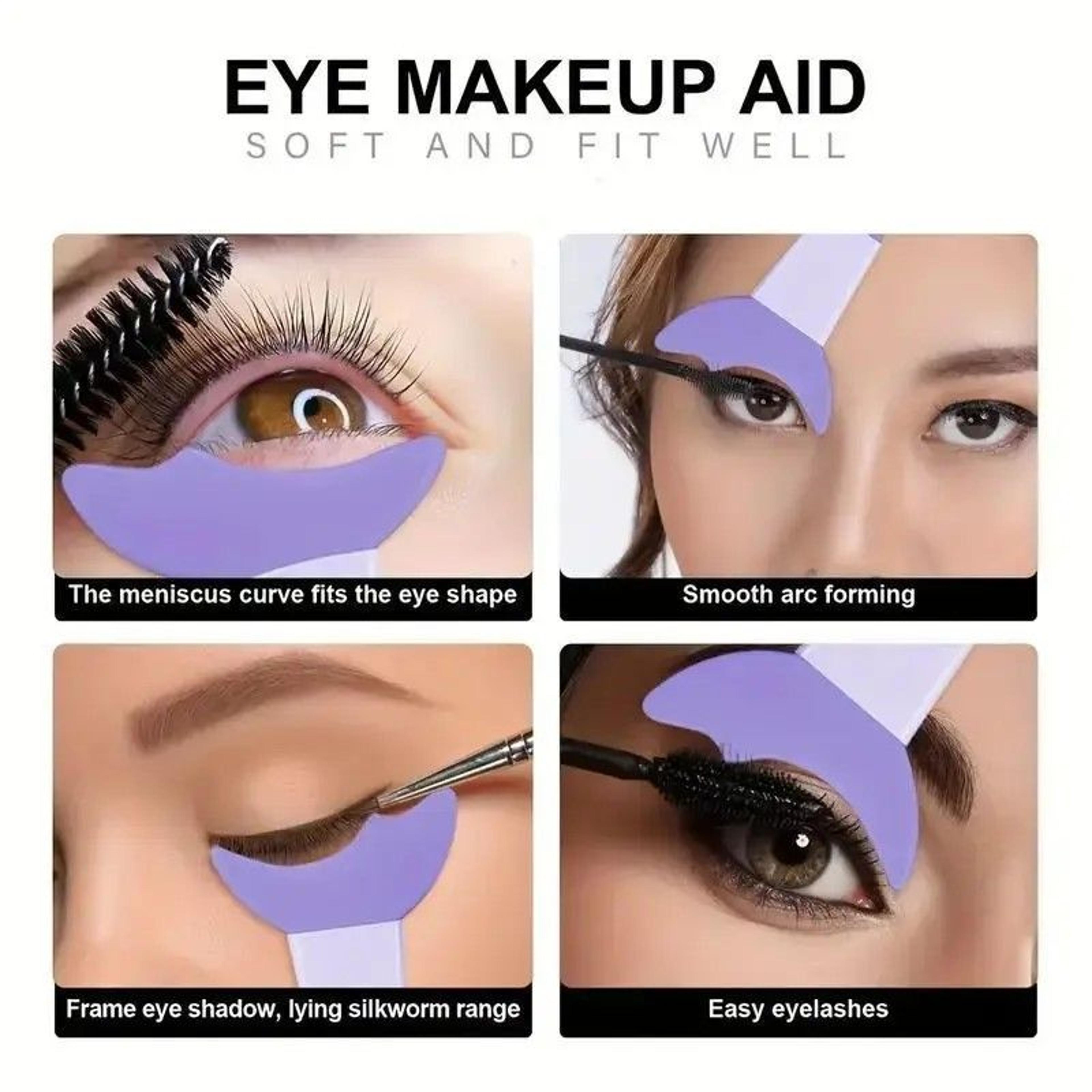 Precision Glide EyeArt Kit 4 Piece Reusable Silicone Eye Makeup Tools Set 2
