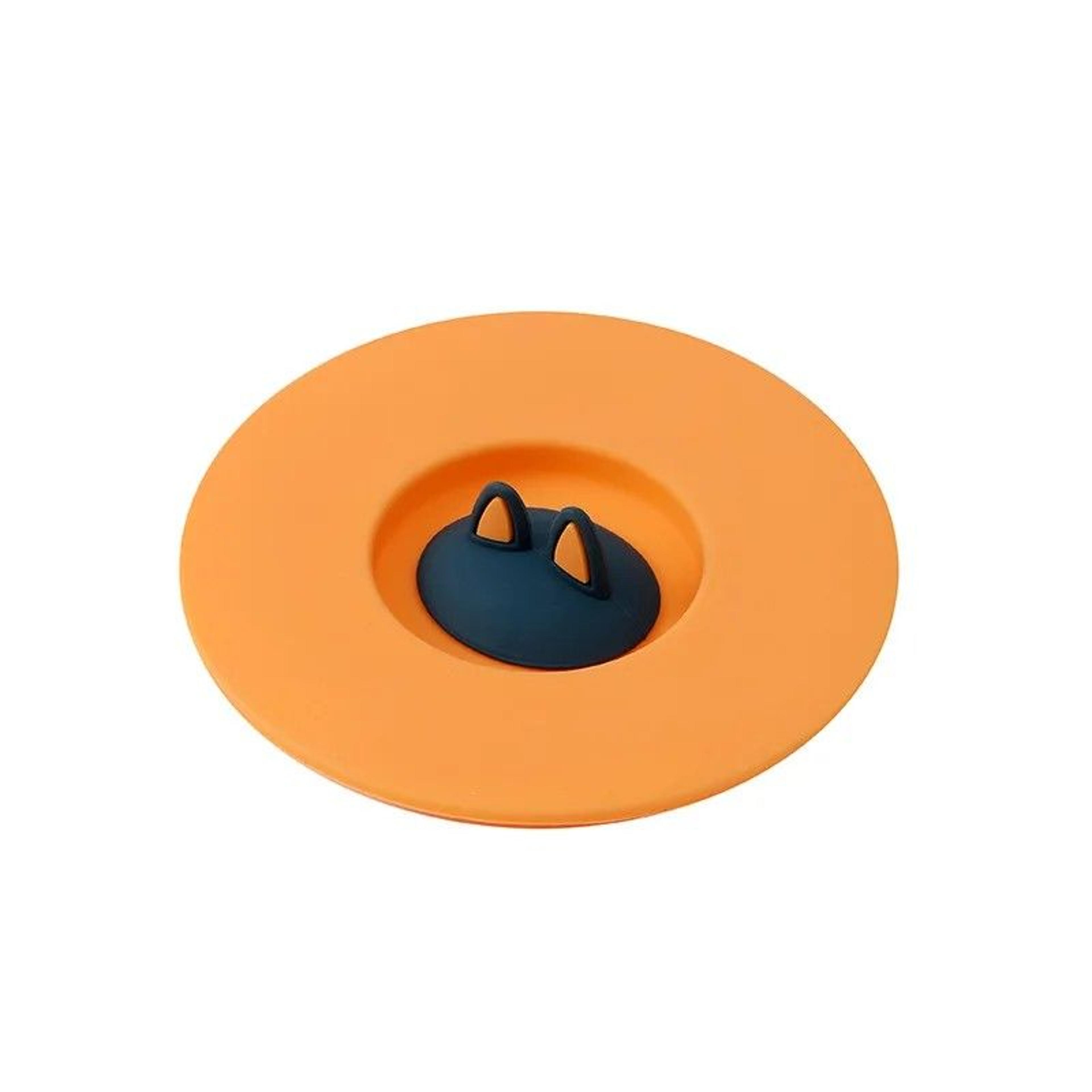 CatEar Silicone Mug Lid  Reusable AntiDust Thermal Insulation Cup Cover 3