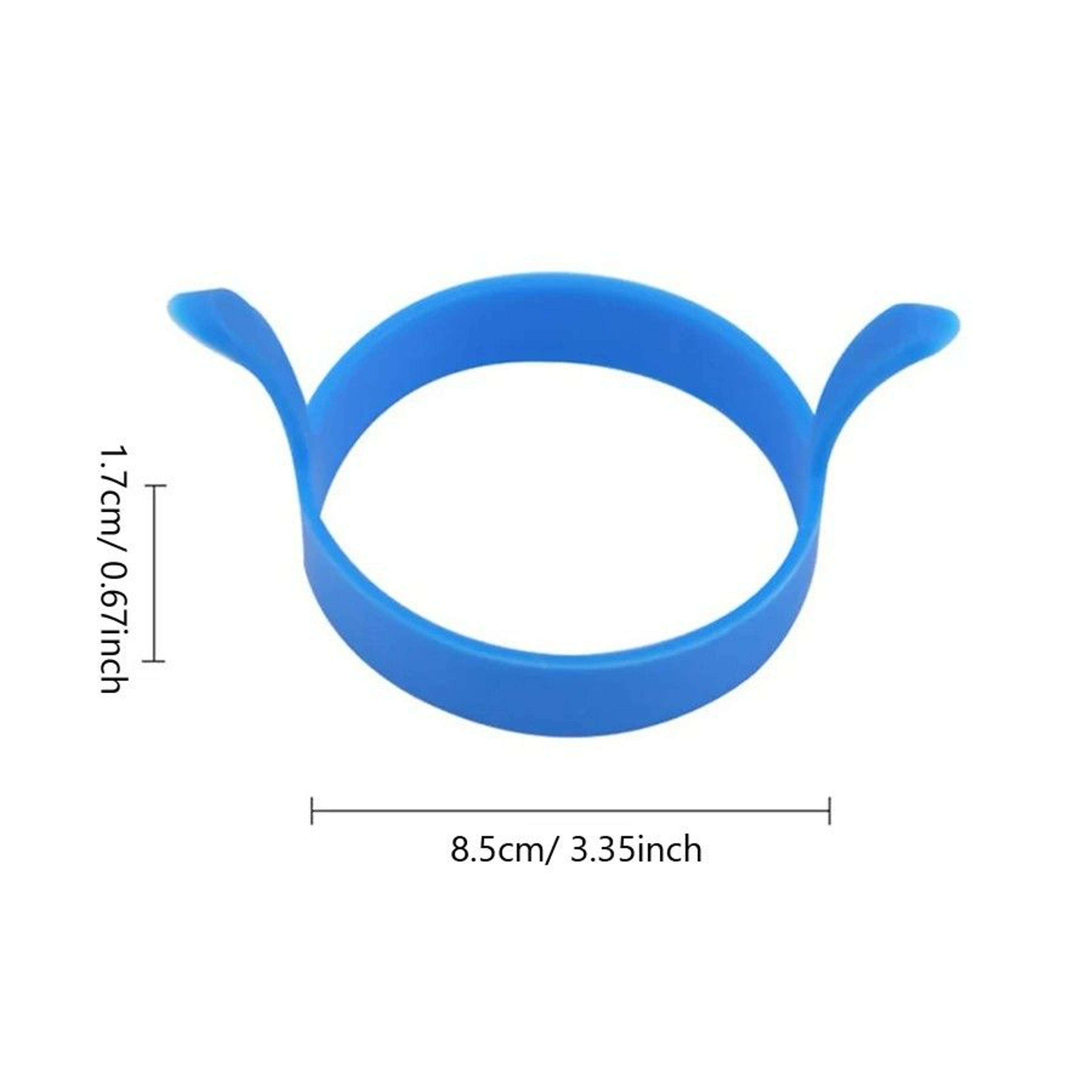 Breakfast Bliss Silicone Egg  Pancake Ring Set  3Piece FoodGrade Mold Kit For Perfectly Shaped Eggs 0