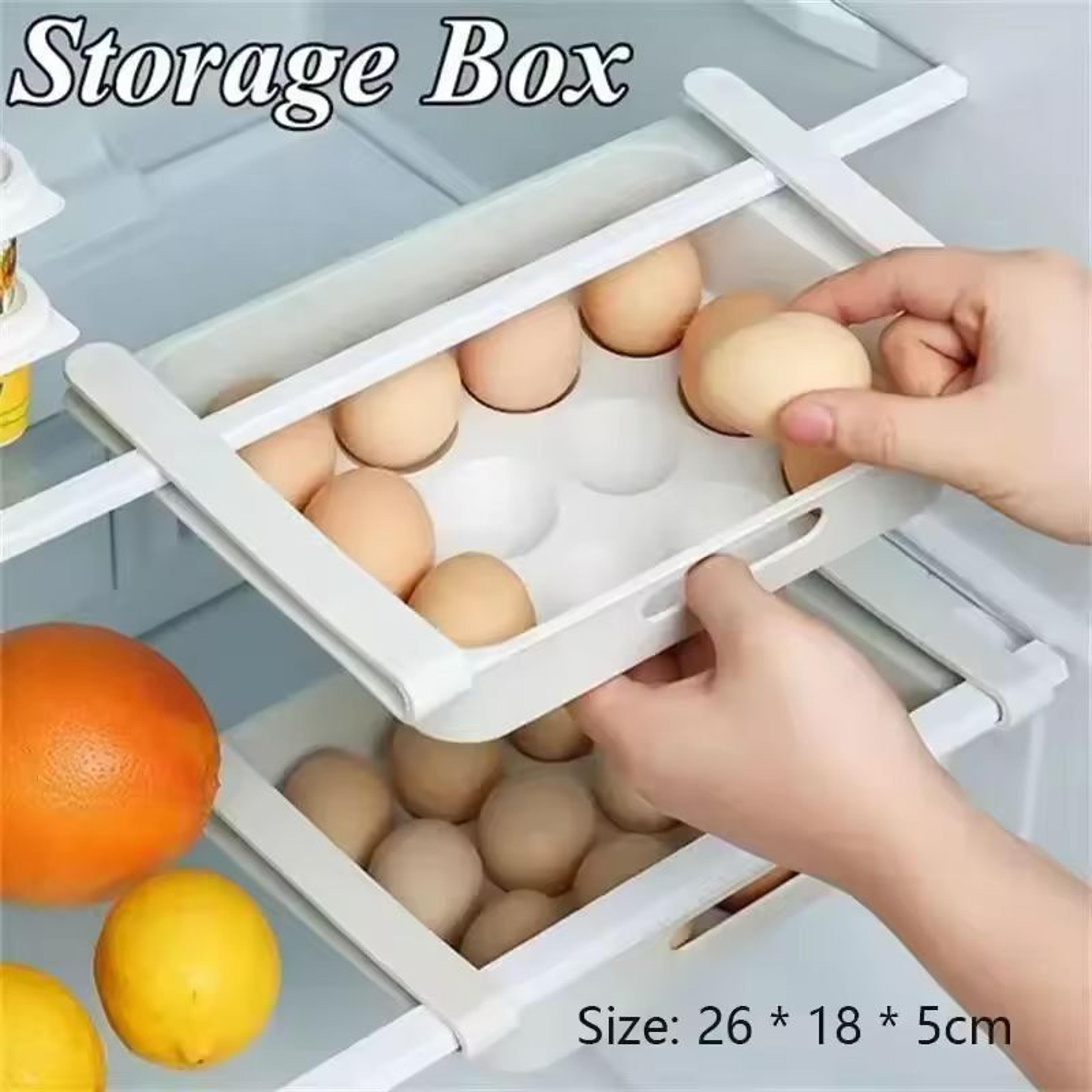EggSmart Rotating 30Egg Fridge Organizer Box 1