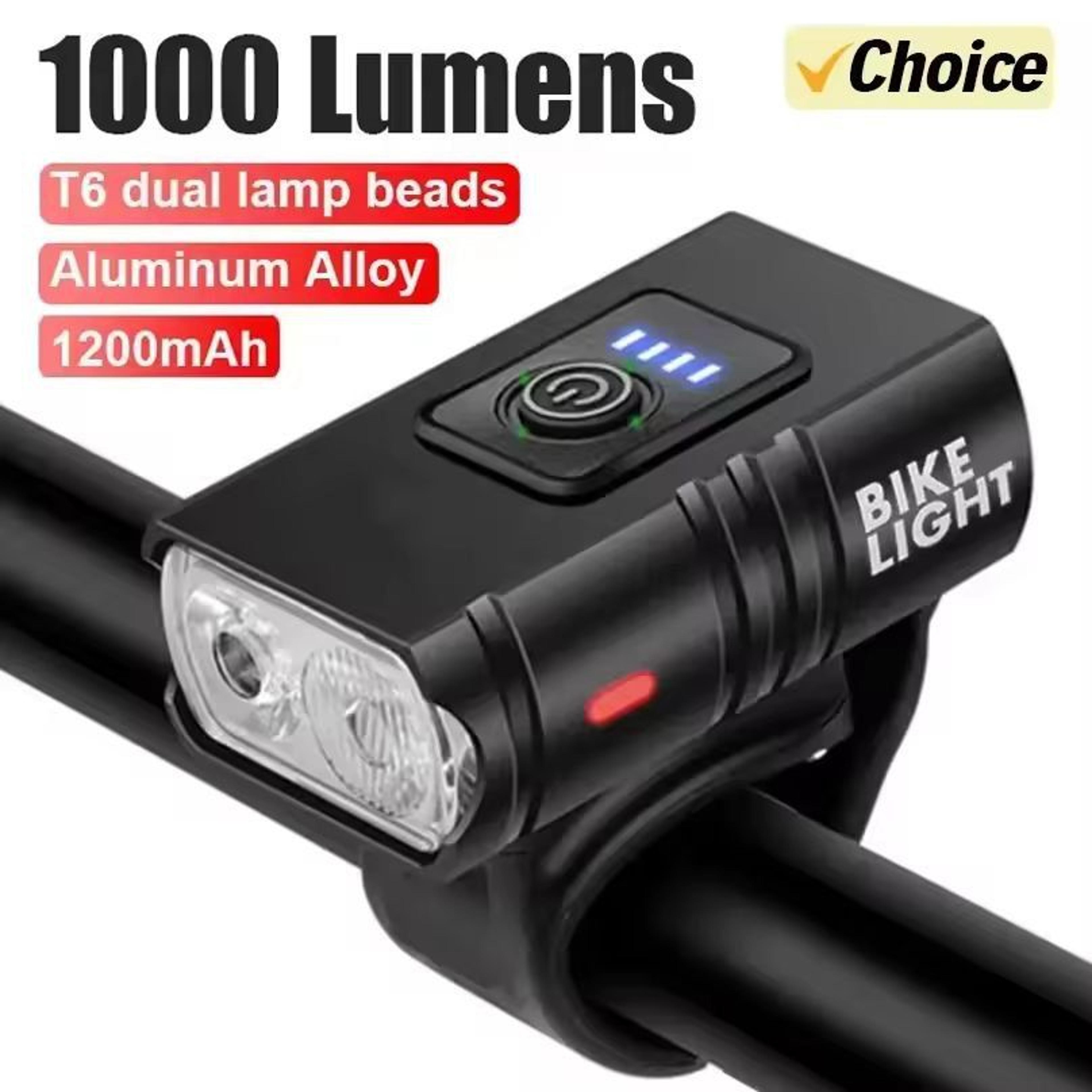 UltimateRide 1000 LM USB Rechargeable Bike Light Set Front  Smart Sensor Rear 0