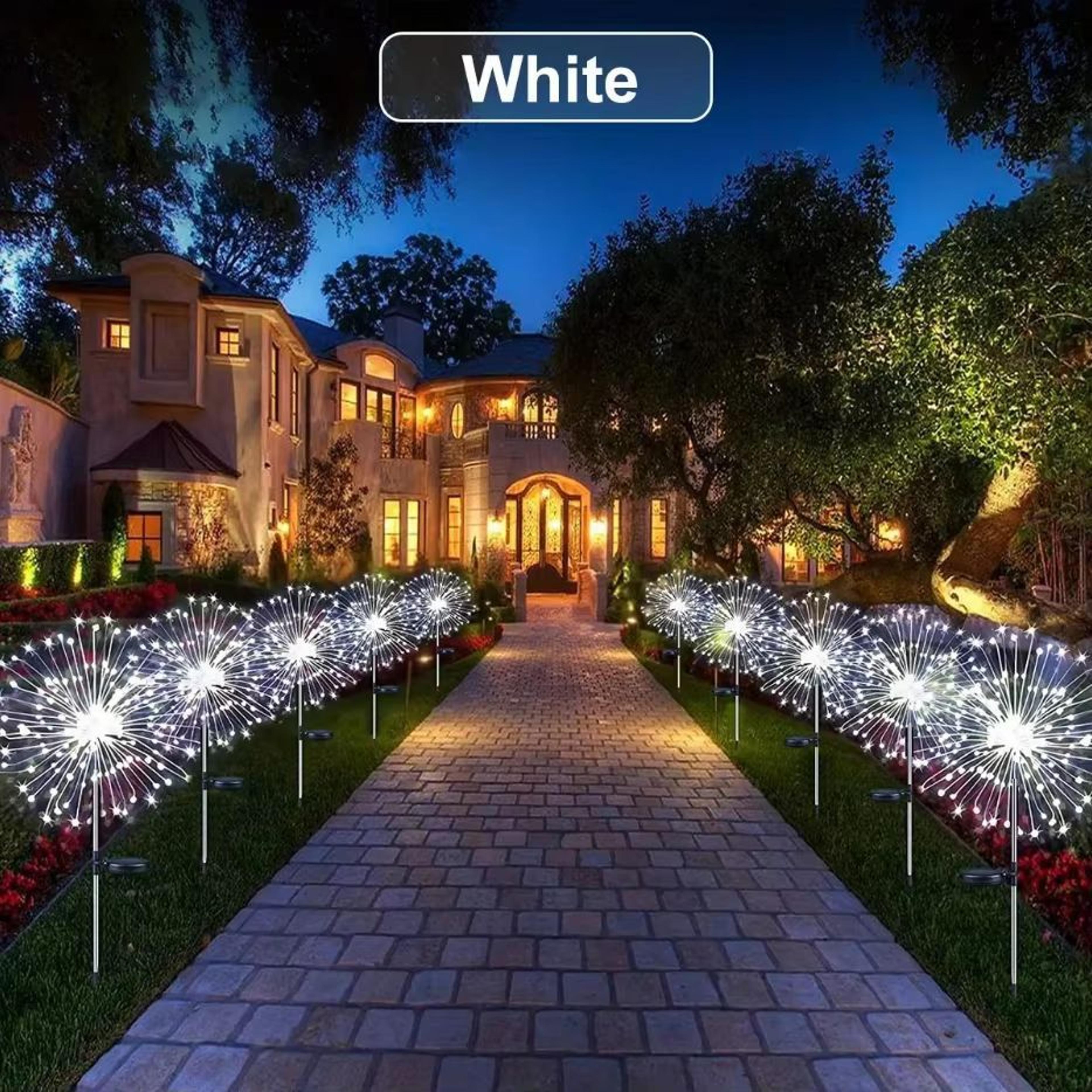 Radiant Dandelion Solar Garden Globe  8Mode Outdoor LED Landscape Light 2