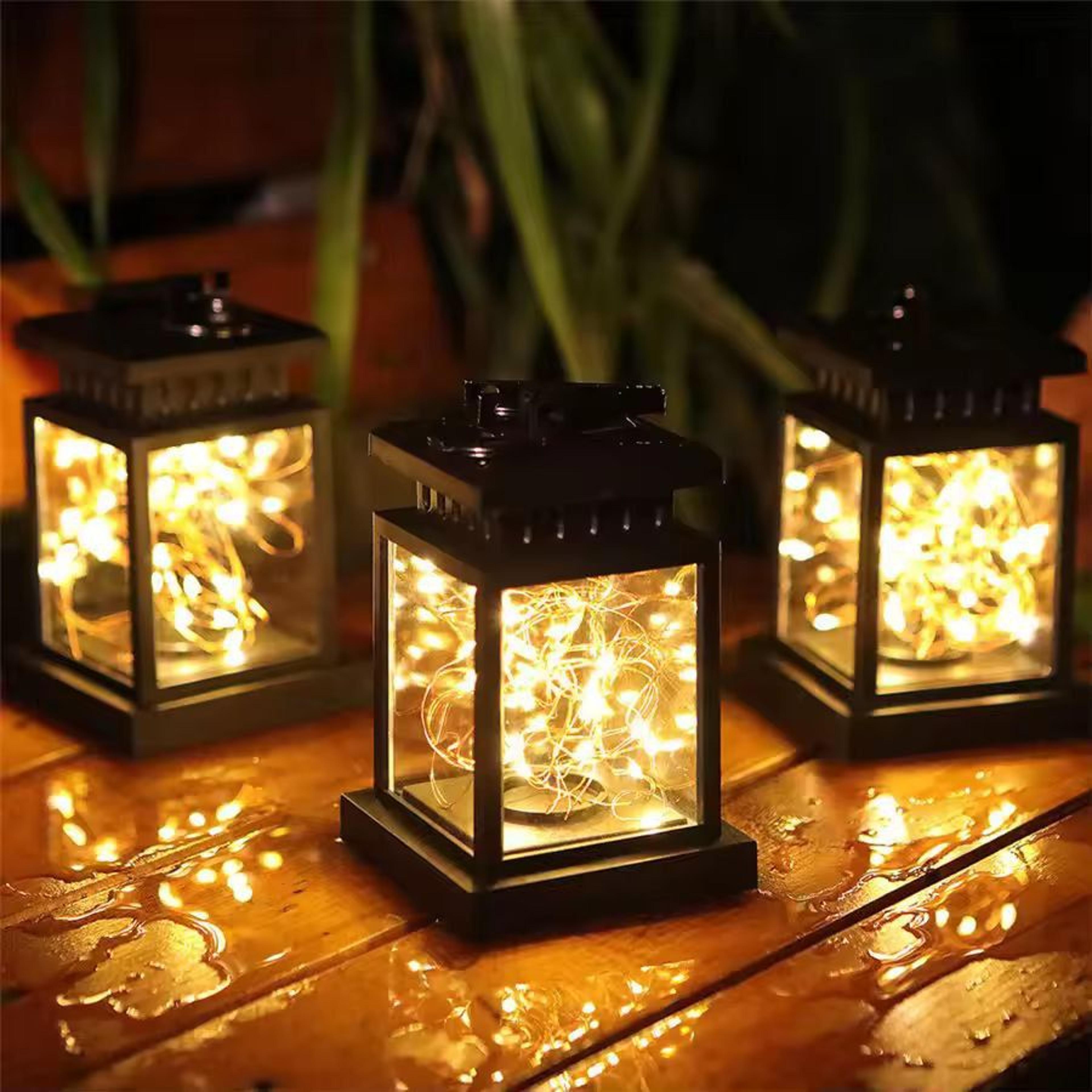 Garden Glow Solar Palace Lantern  Premium Outdoor Solar Lantern  Garden Decor 1