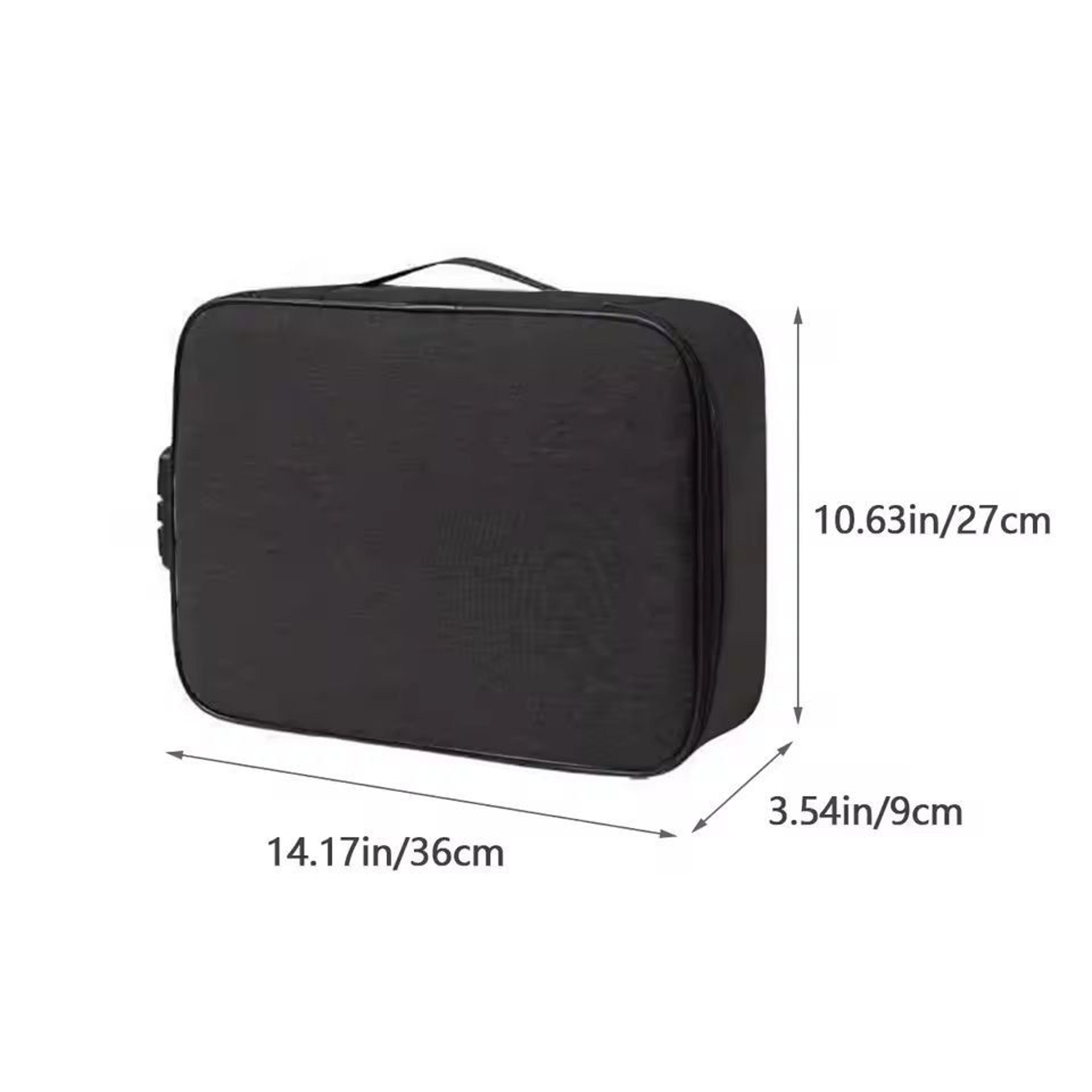 SmartDocs 3Layer File Organizer Briefcase  Premium Document Organizer  Travel File Folder Holder Ba 4