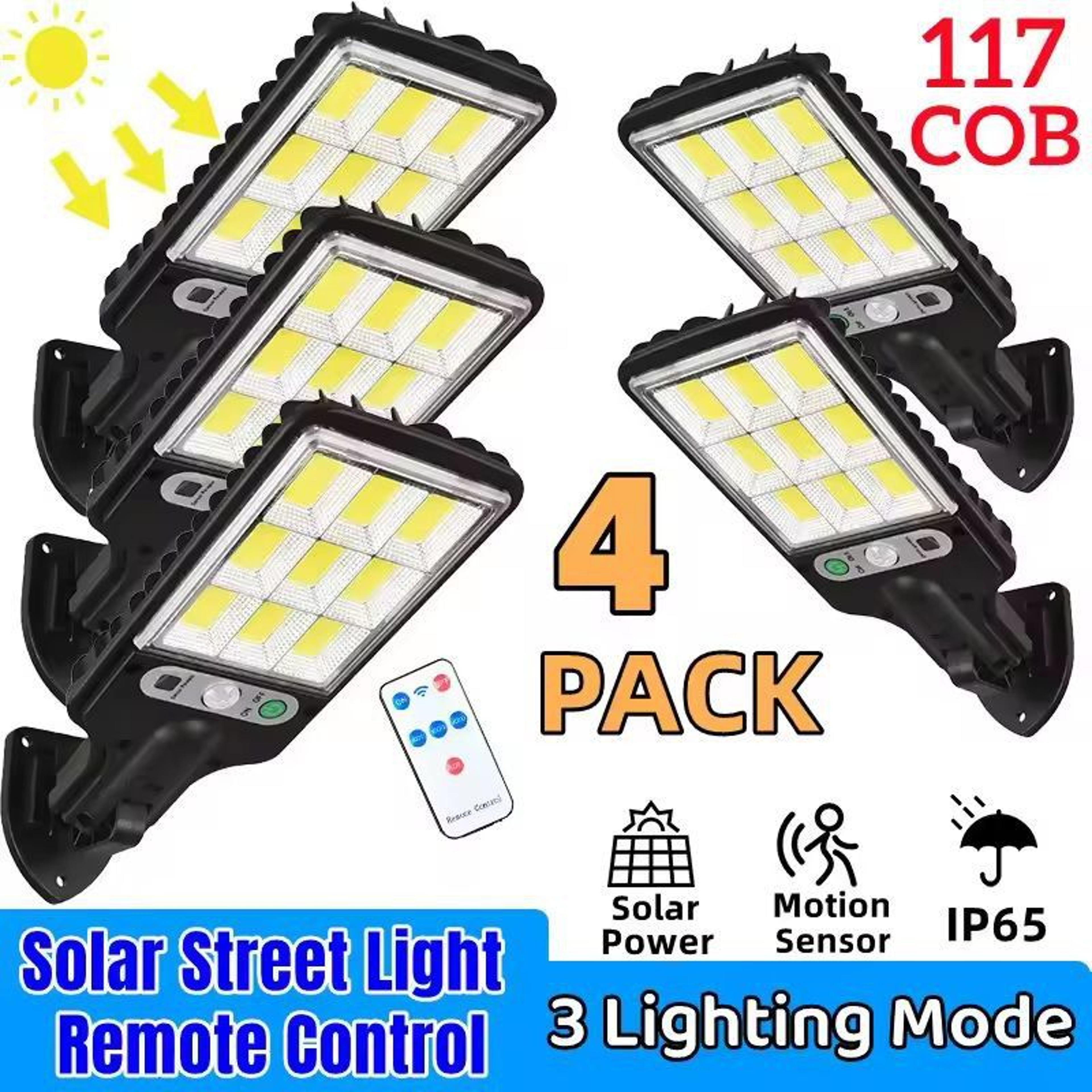 SolarPro Outdoor MotionSensor LED Street Light  Waterproof Solar Street Light With 3 Lighting Modes 0