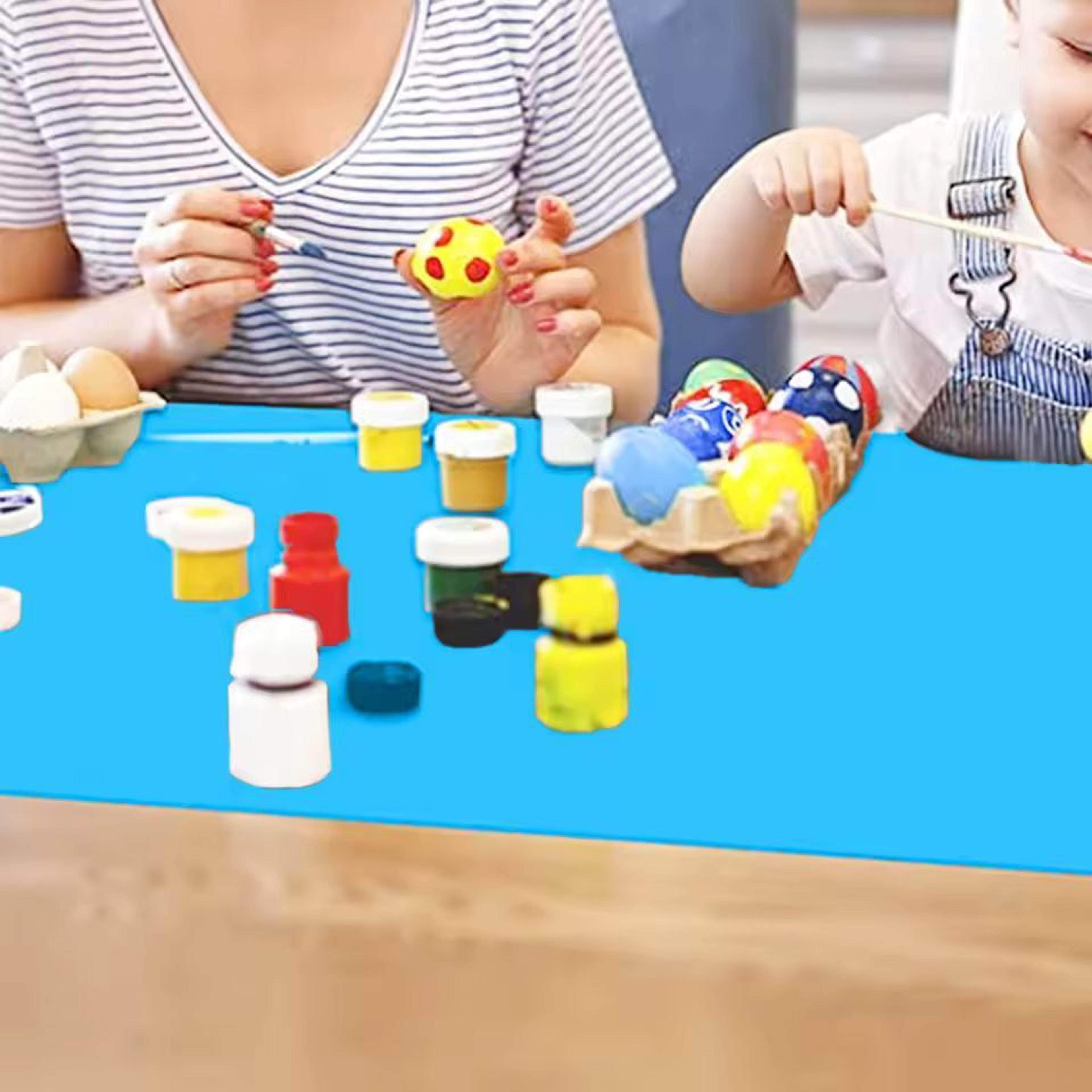 Premium Silicone Table Protector Mat  Waterproof HeatResistant Counter  Kids Dining Mat 3