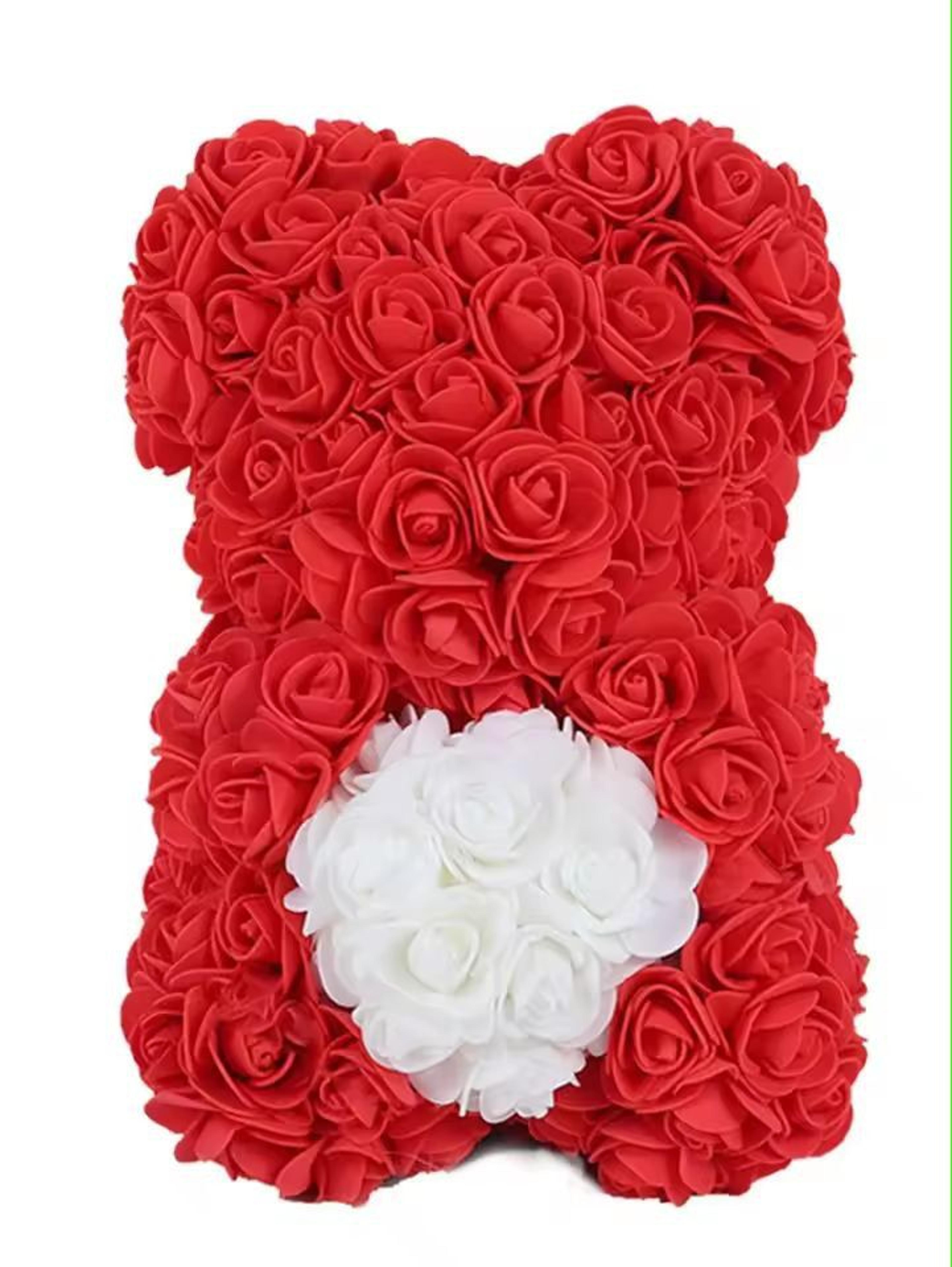 Eternal Rose Teddy Gift Bear  25m BloomFilled Decorative Keepsake For Meaningful Celebrations 12