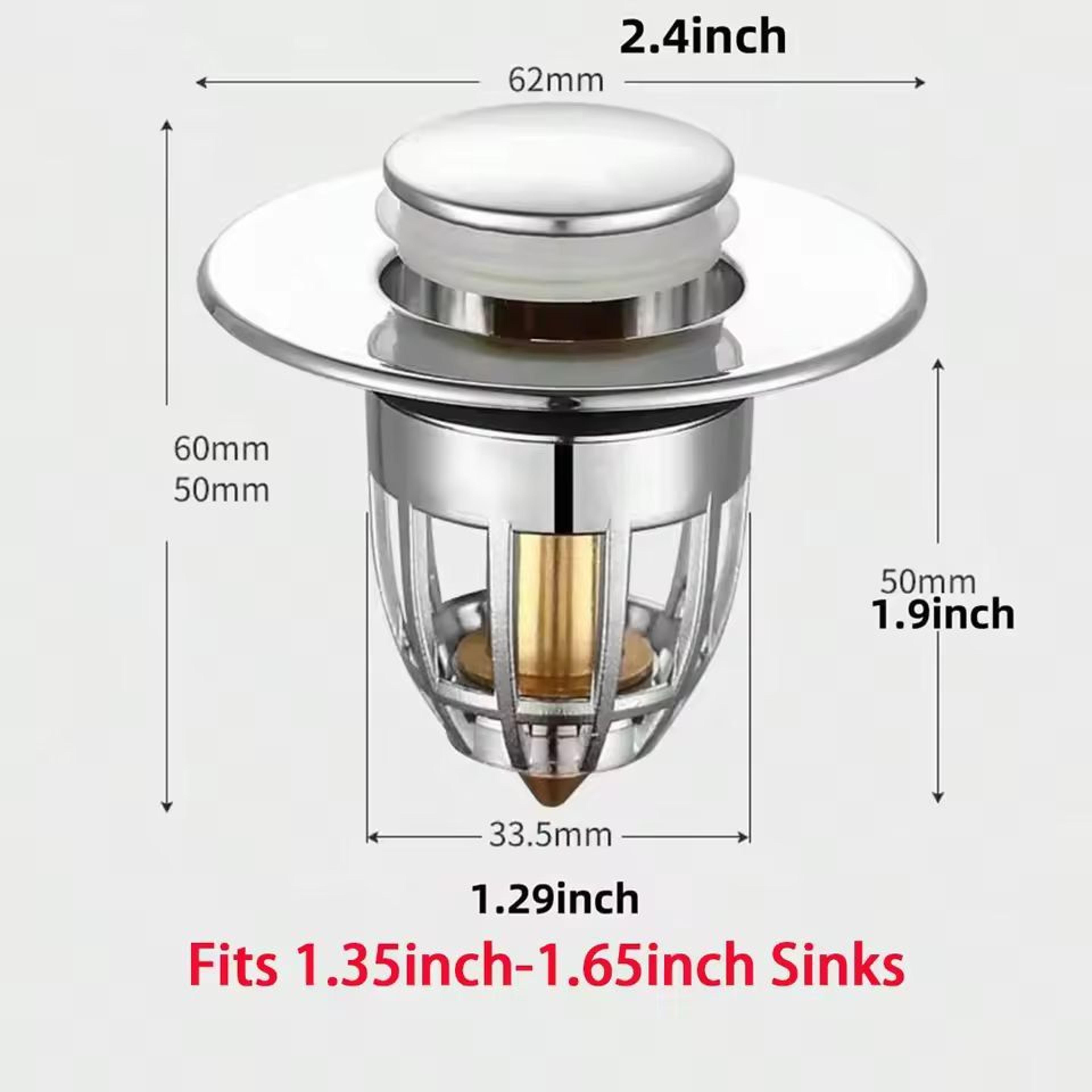 Premium Universal PopUp Sink Drain Stopper With Builtin Hair Catcher 3