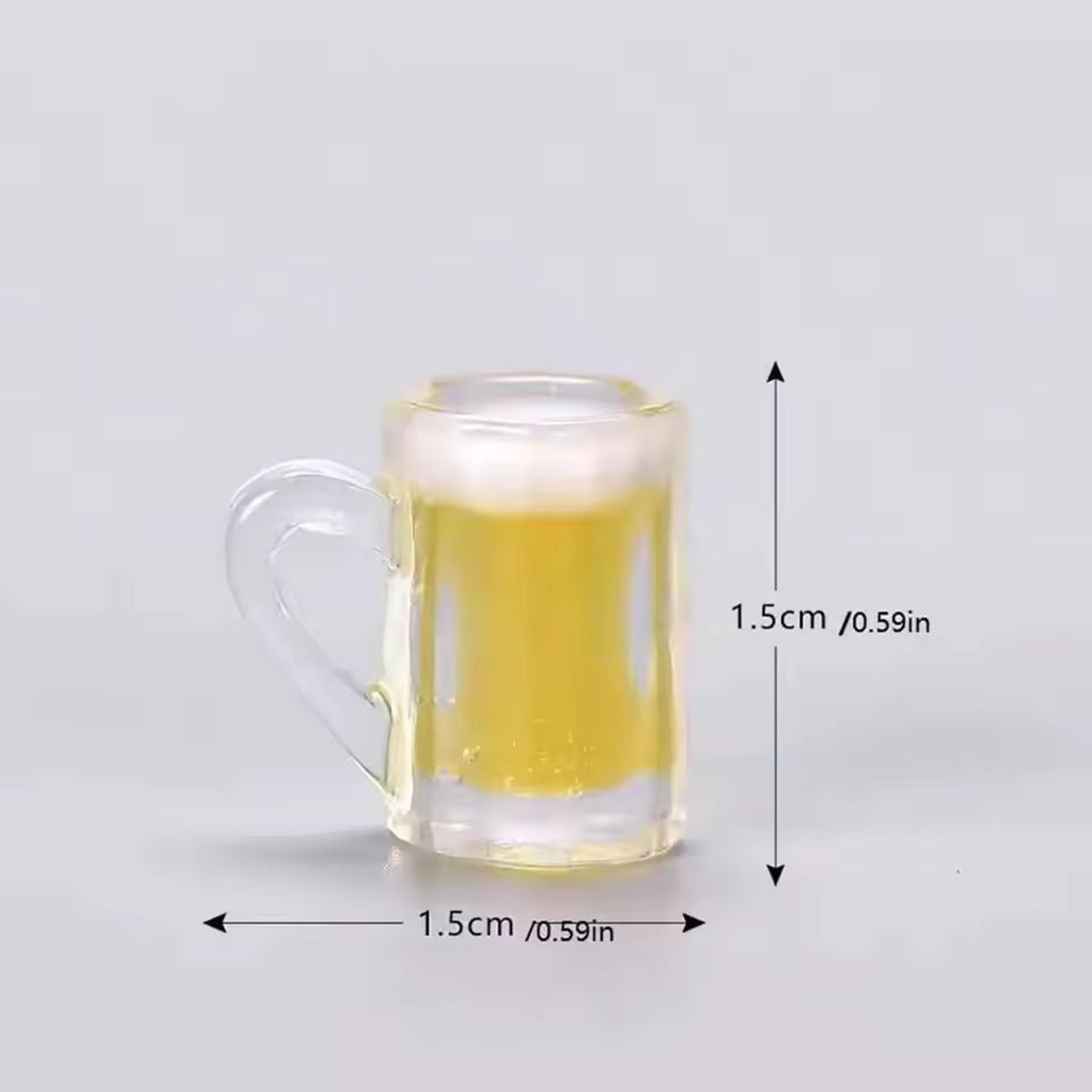 Mini Scale Dollhouse Beer Mug Set  Tiny Kitchen Cup Accessories 510 Pcs 2