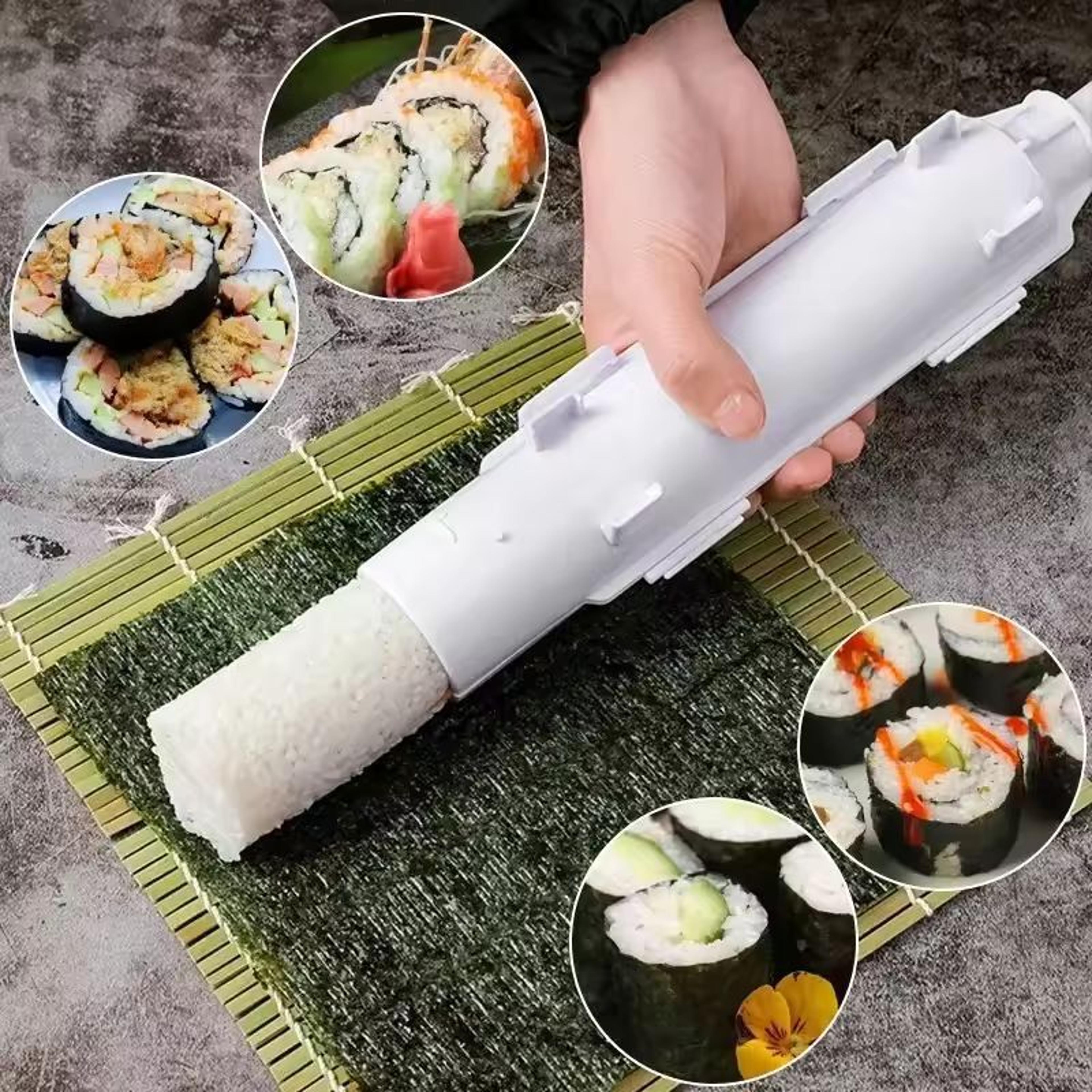 ultimate sushi bazooka - easy diy rice roller & sushi mold kit