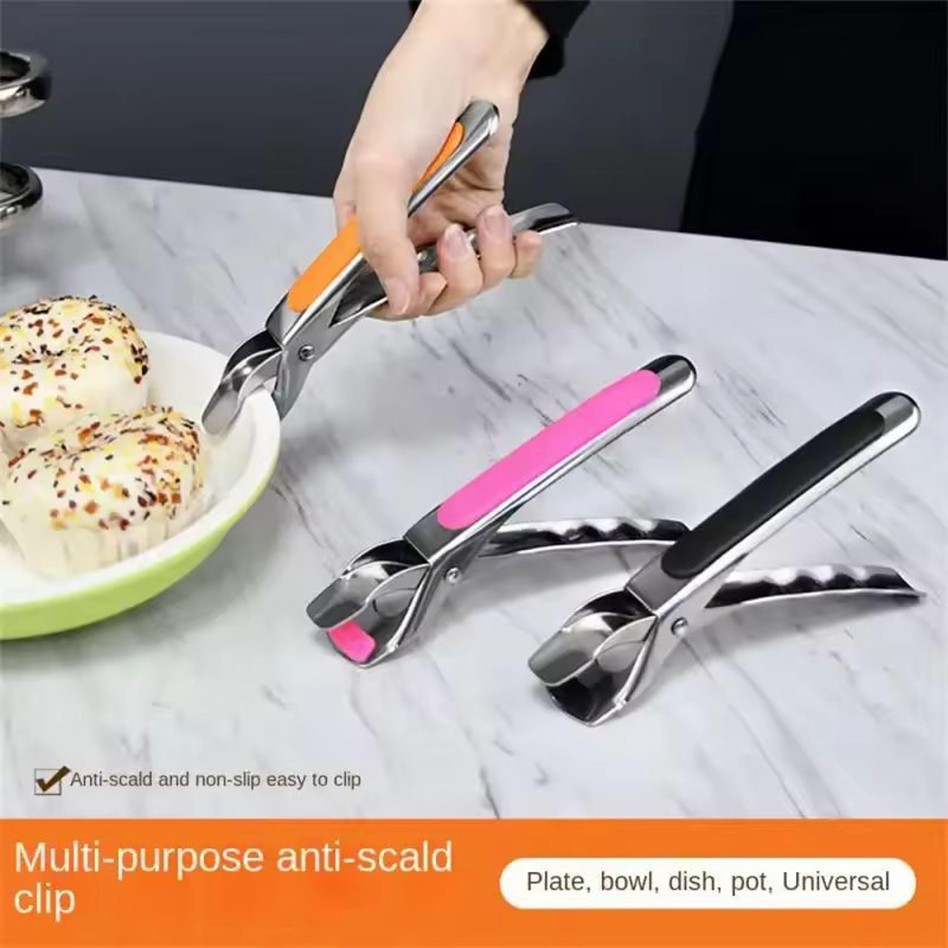 Premium Kitchen AntiScald Plate  Bowl Gripper Clamp 4