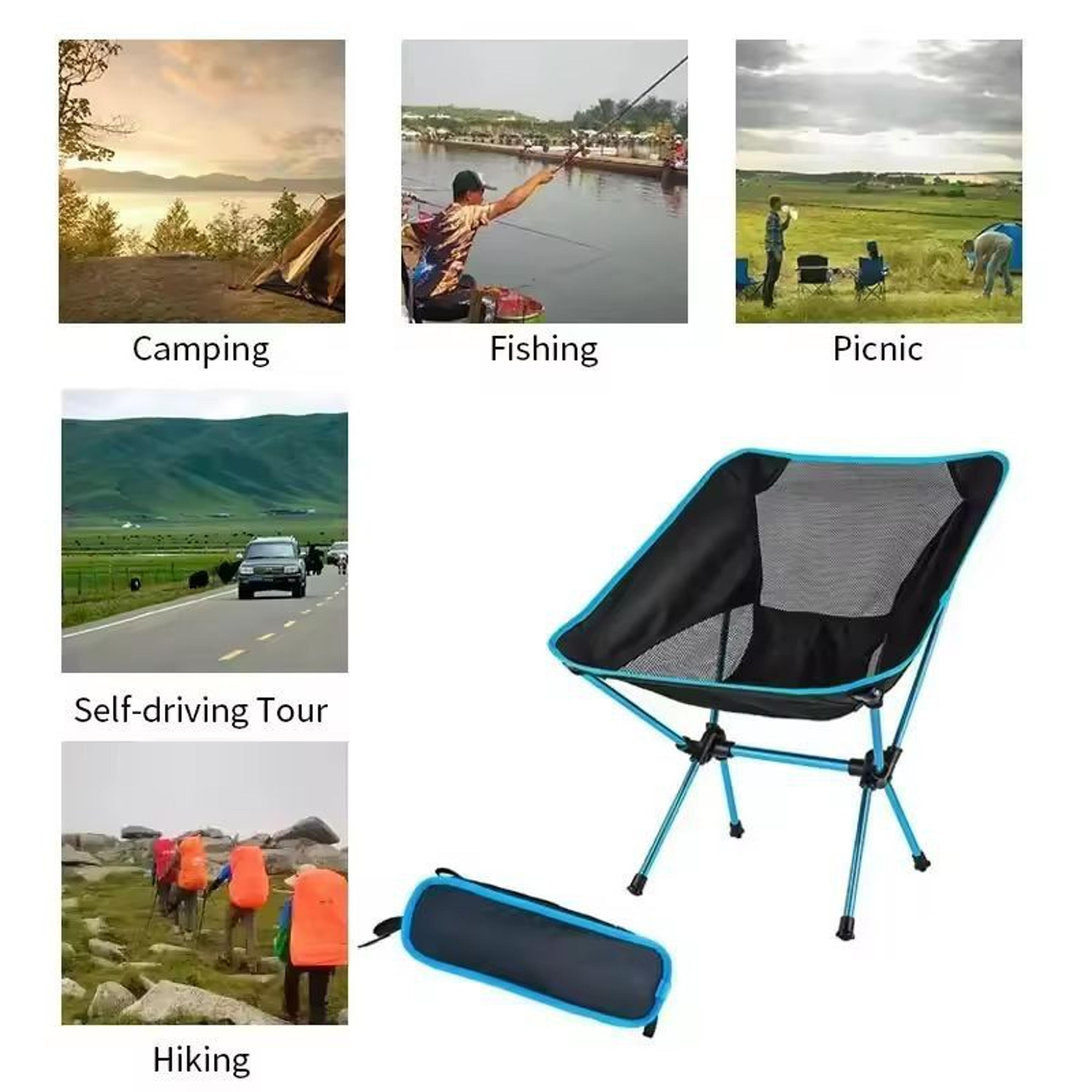 CompactGo Outdoor Folding Chair  Portable Beach  Picnic Seat 2