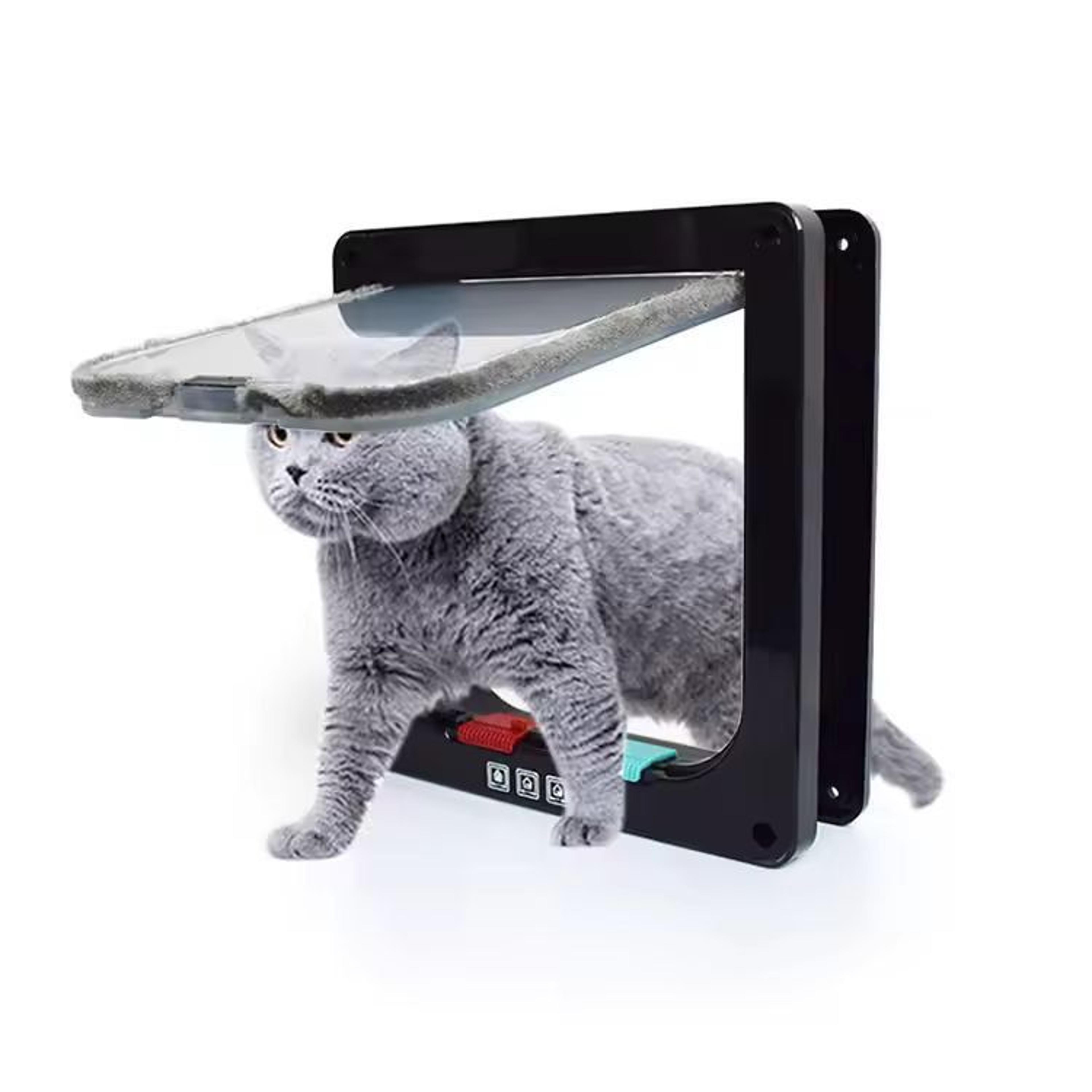 SmartTwoWay Pet Door  Secure Cat  Dog Flap For Easy Entry  Exit 0