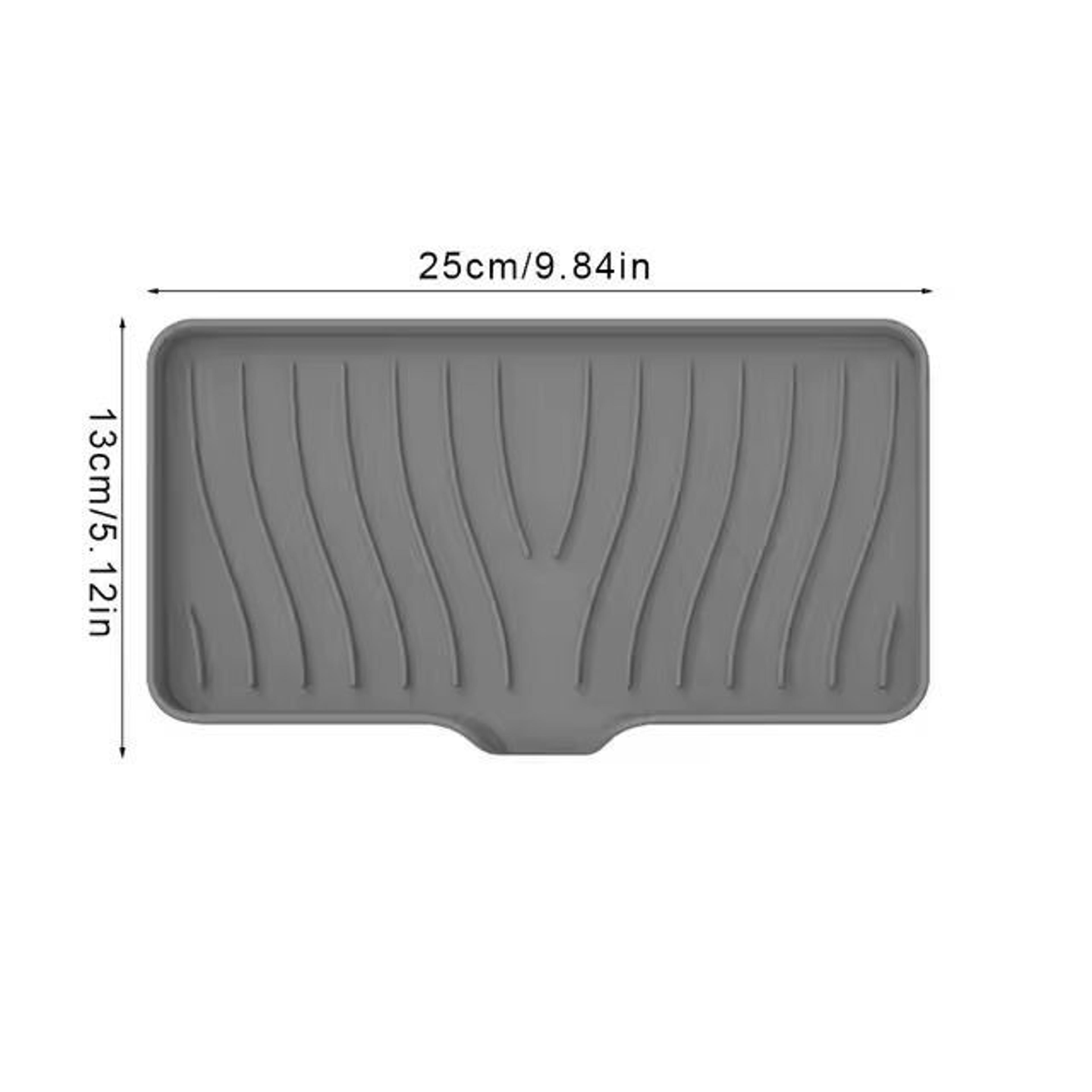 Silicone SelfDraining Soap Tray  Compact Soap  Sponge Holder For Bathroom  Kitchen 8