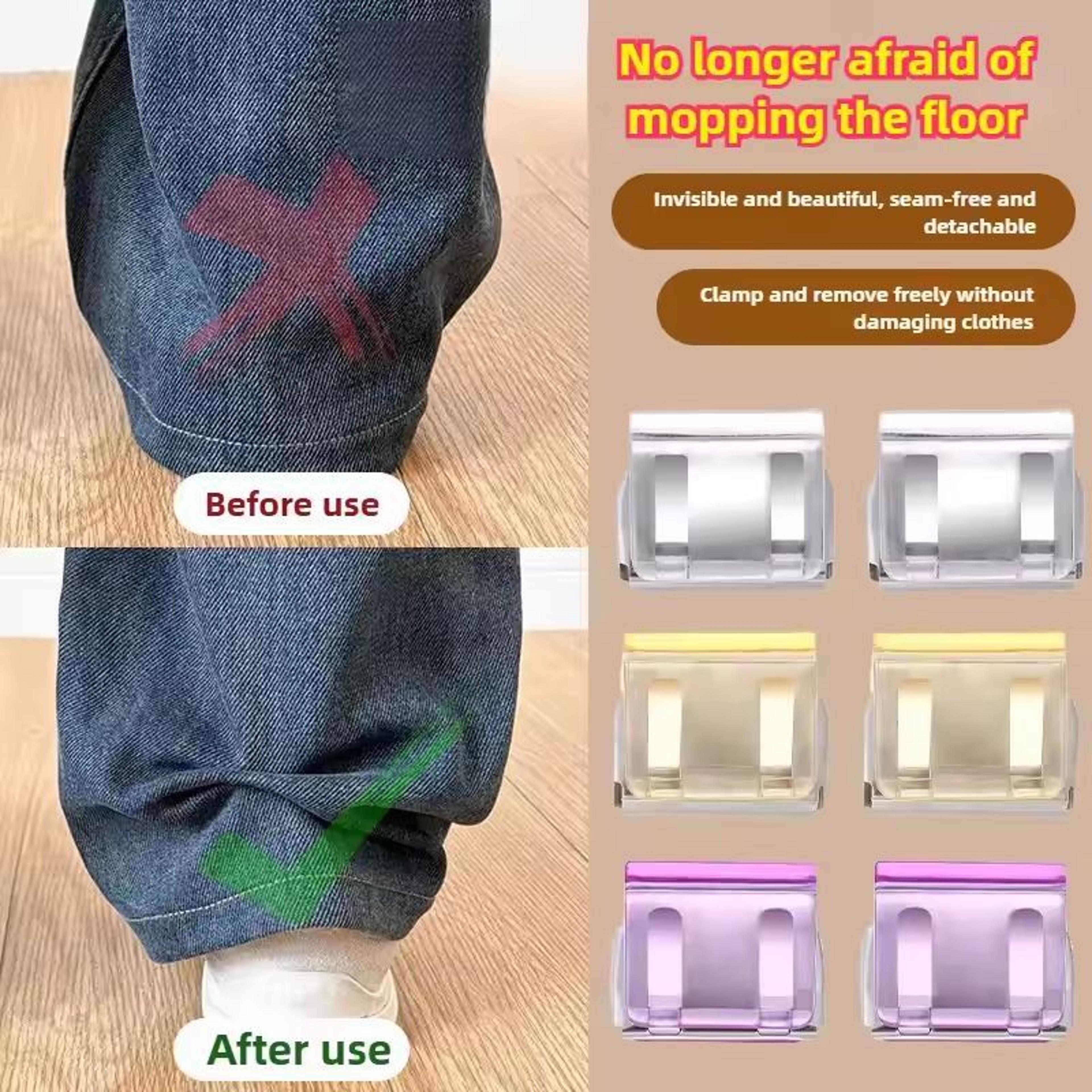 AllPurpose Adjustable Clothing Clips  Pants  Sleeves Holders 0