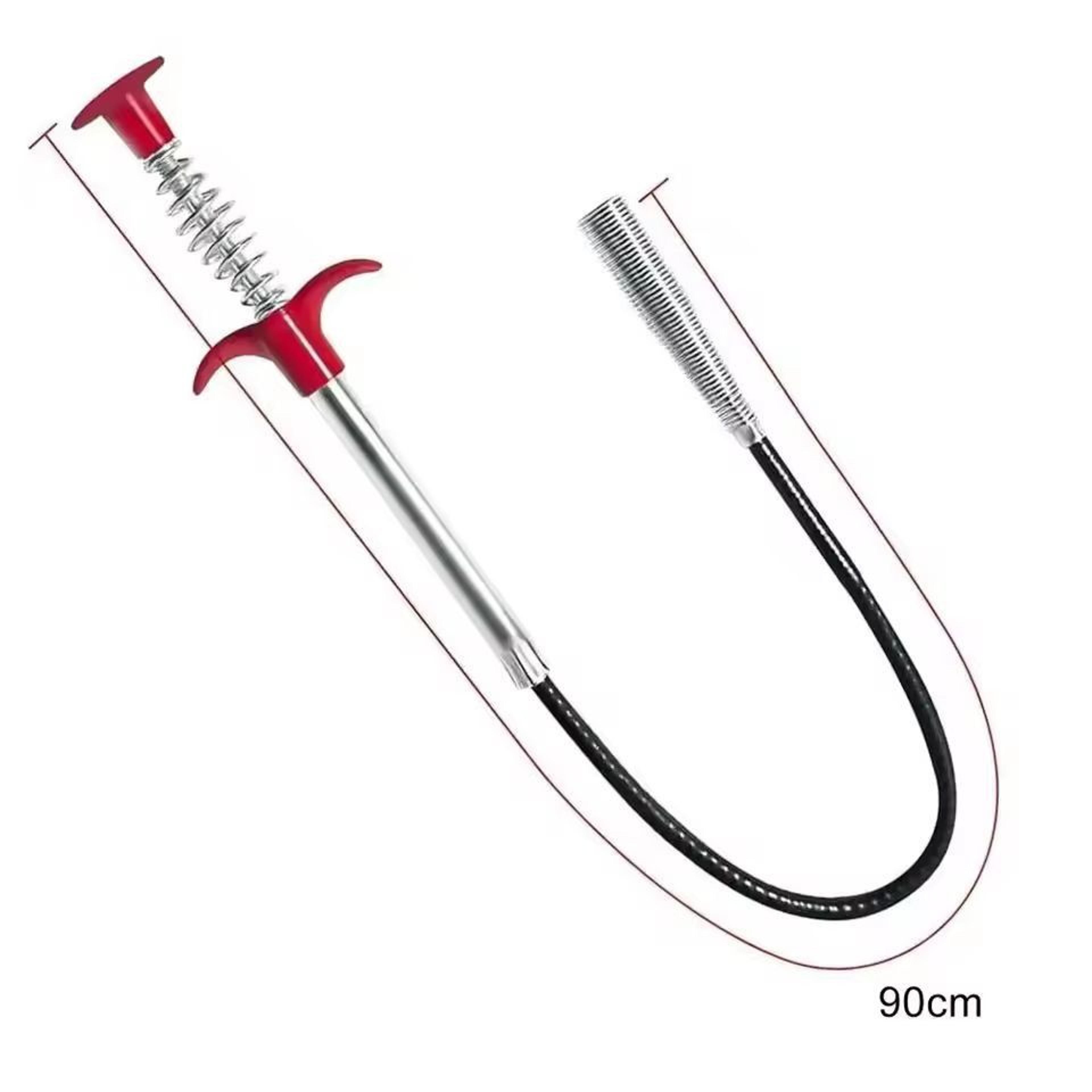 Flexible Drain Snake Tool  EasyFlow Spring Hook Drain Cleaner 6