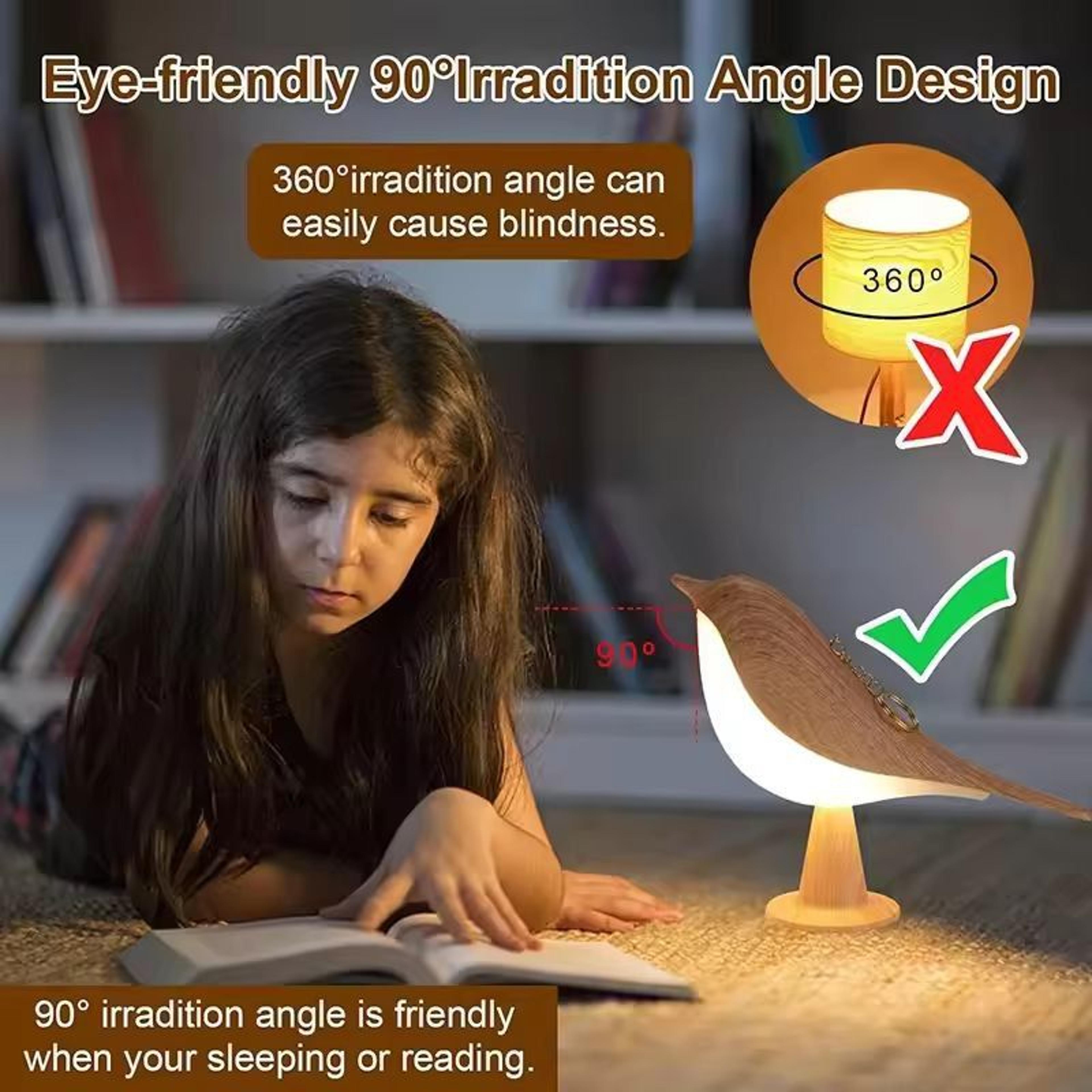 SoftGlow BirdShaped Touch Lamp  Rechargeable Wireless Night Light 4