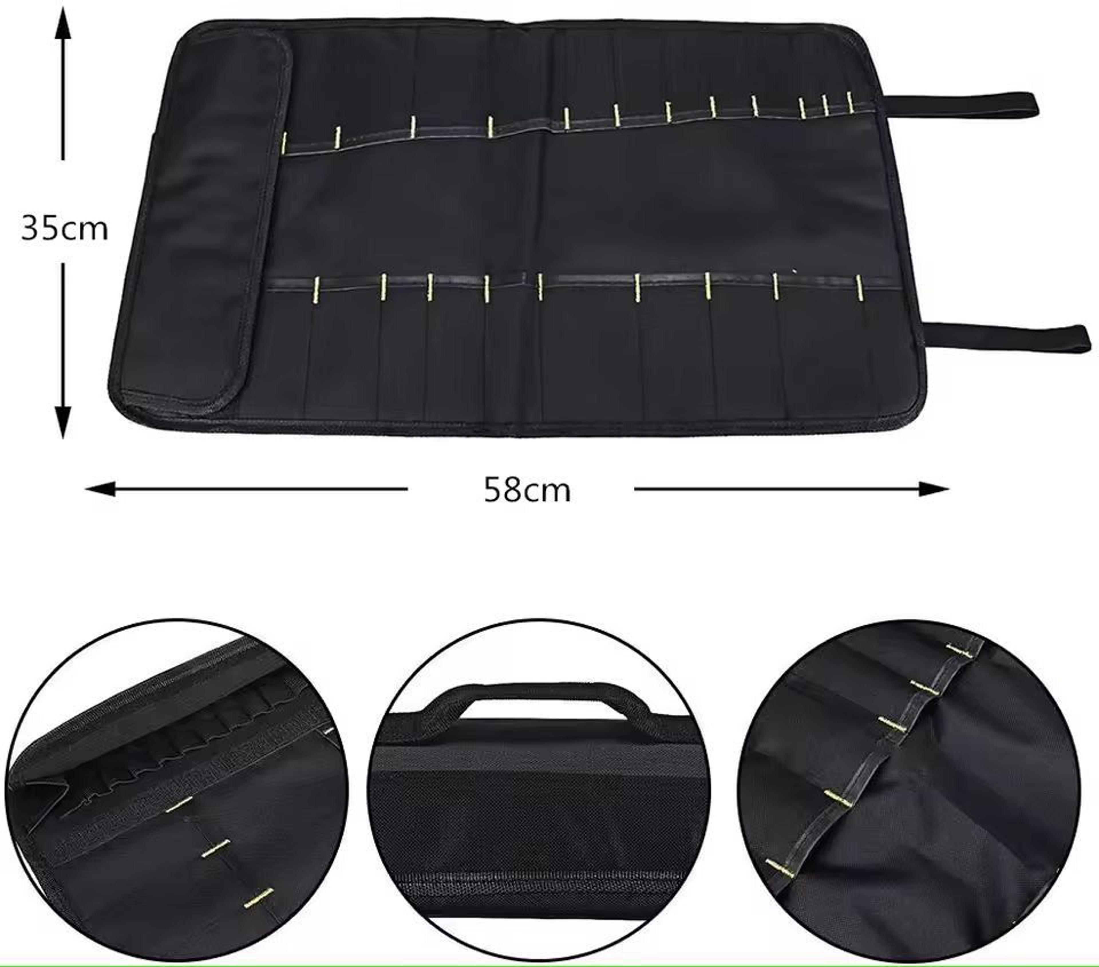 ChefPro 22Slot Knife Roll Bag  Durable Canvas Knife Carry Case 1