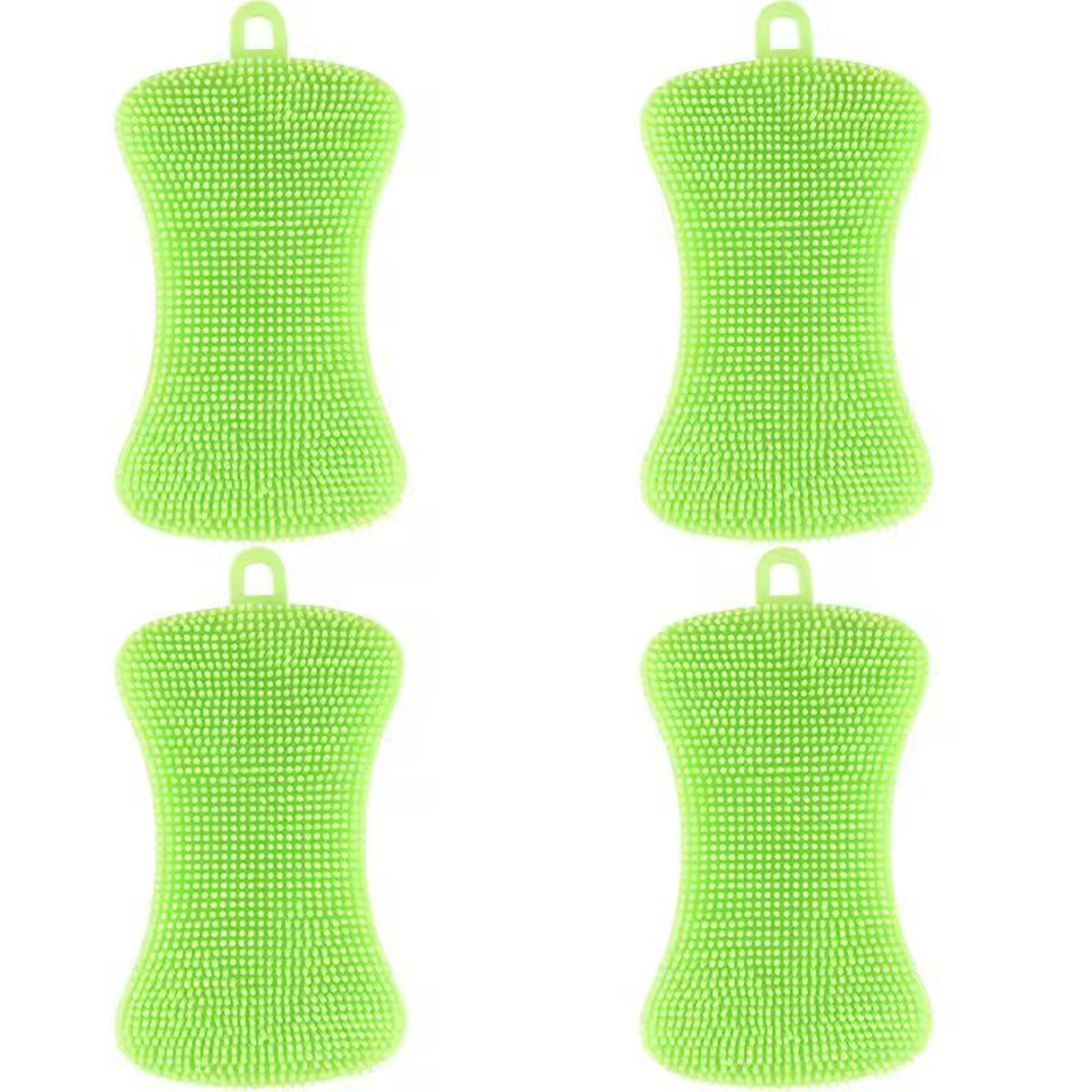 Silicone Kitchen Scrubber Brush  Gentle  Effective Pot Pan Cleaner 15