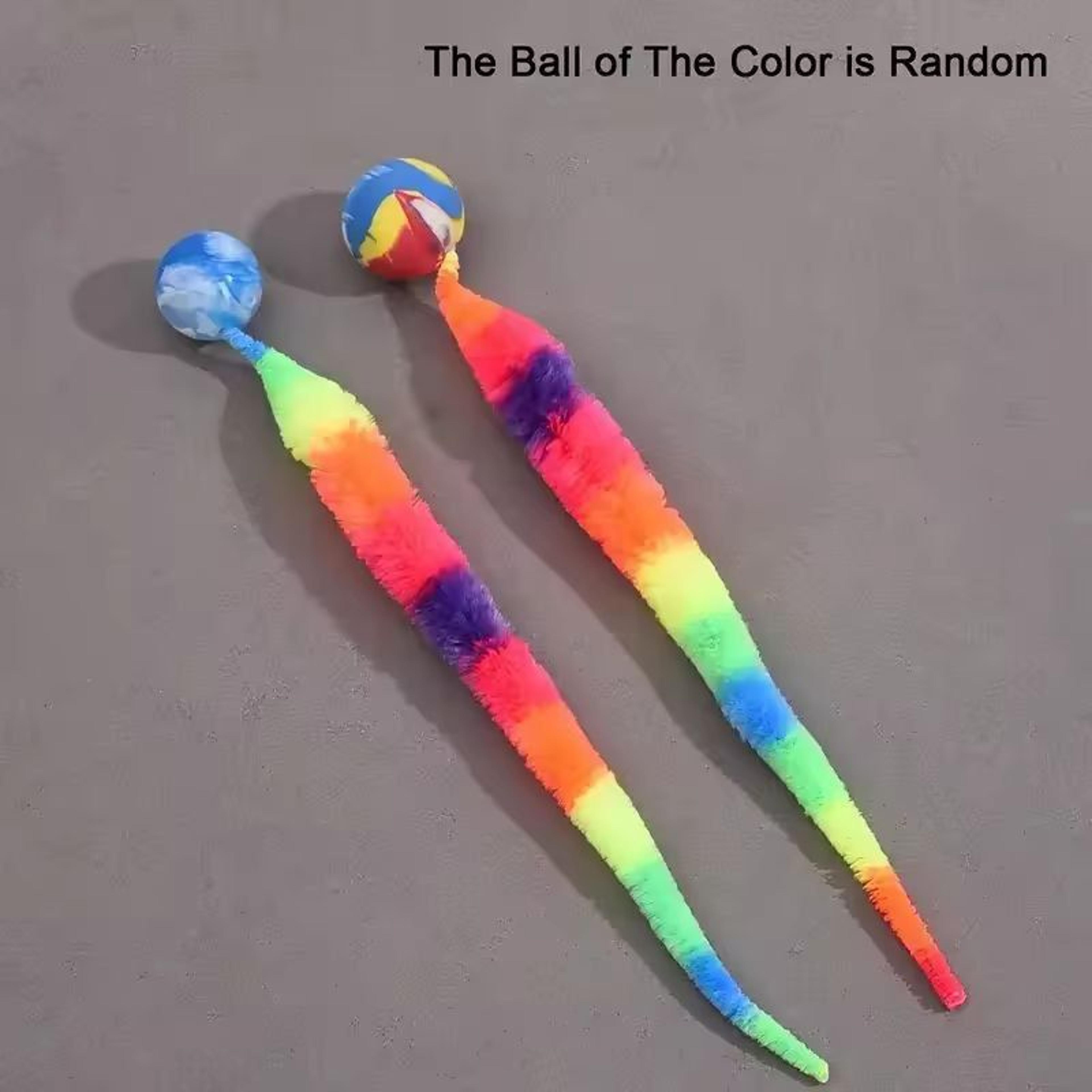 ActiveWriggle Geometric Worm Cat Toy  NoBattery Realistic Wiggling Chase Toy 2