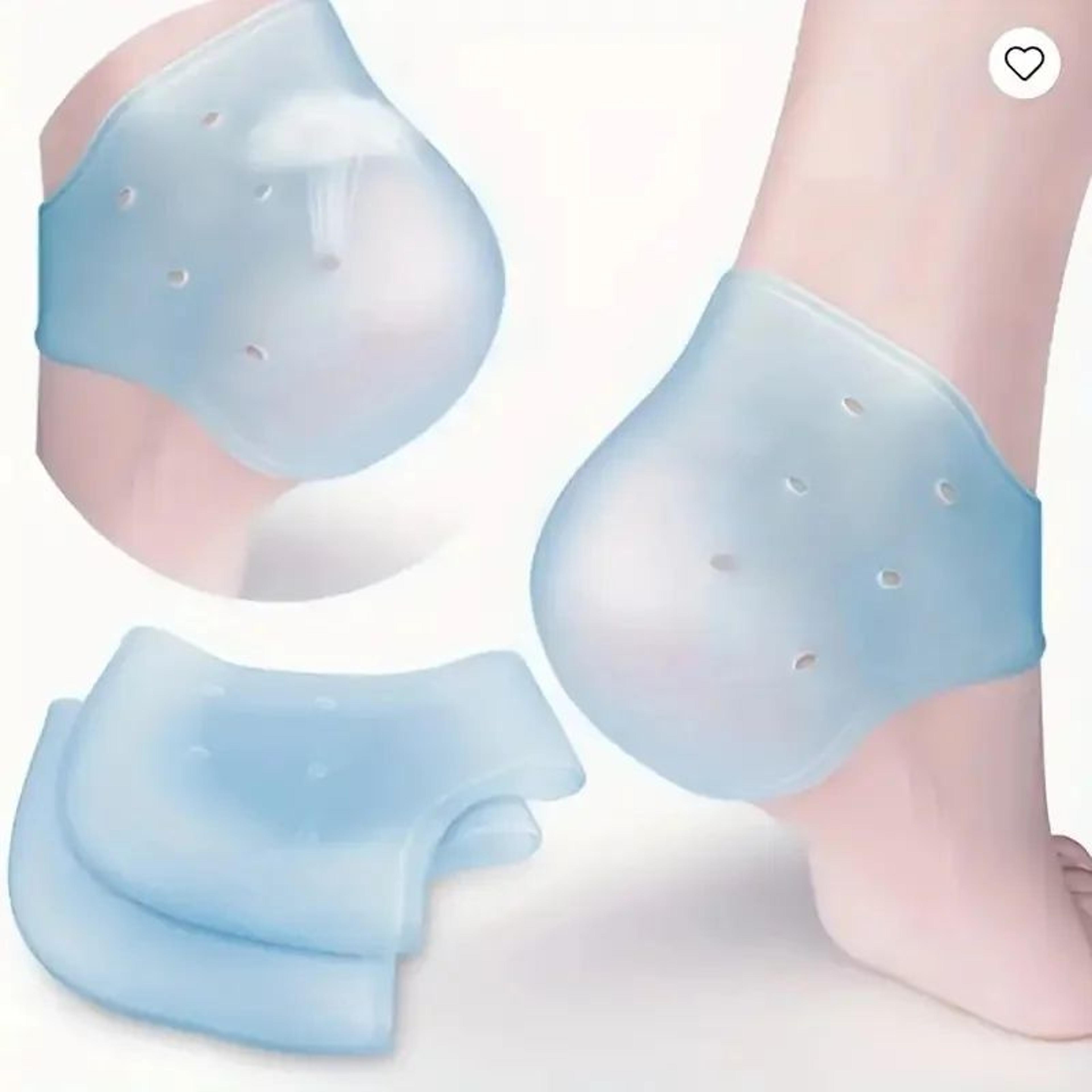 SoftStride Gel Heel Protectors  Washable Silicone Heel Cushions For Daily Comfort  Pain Relief 0