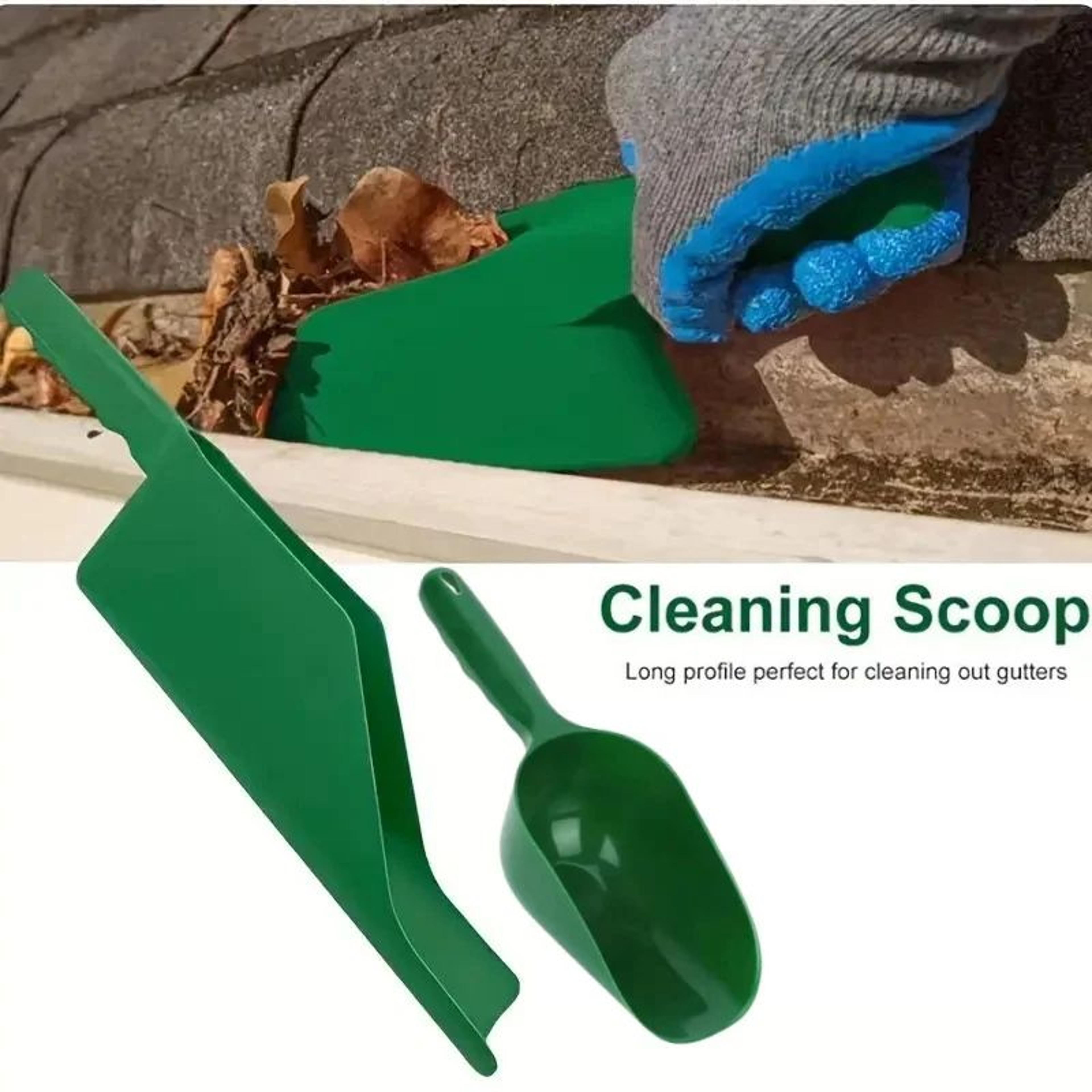 Getter LargeCapacity Gutter Scoop  HeavyDuty Gutter Cleaning Shovel  Leaf Debris Removal Tool 0