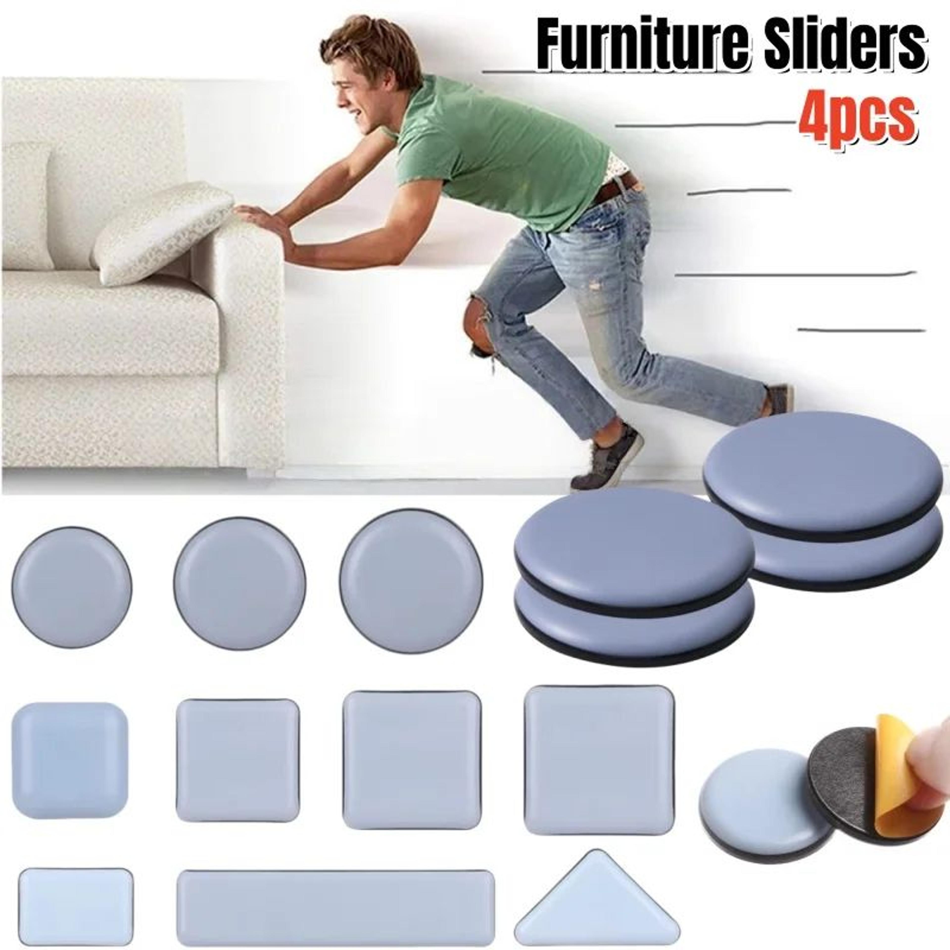 HeavyDuty Furniture Floor Protectors  4Pack Slider Pads For Easy Moving  Scratch Prevention 0