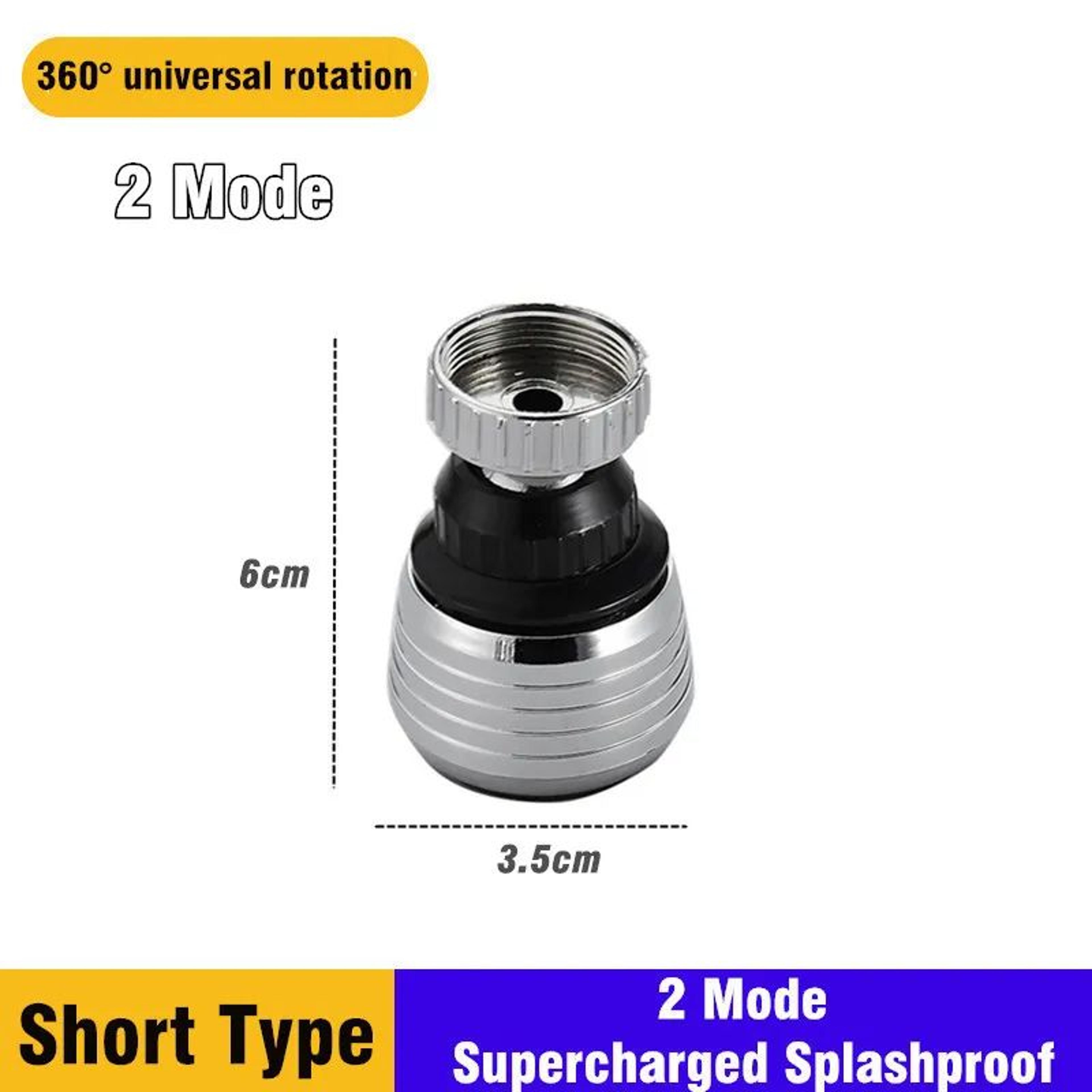 Universal 360 Swivel WaterSaving Kitchen Faucet Extender 8