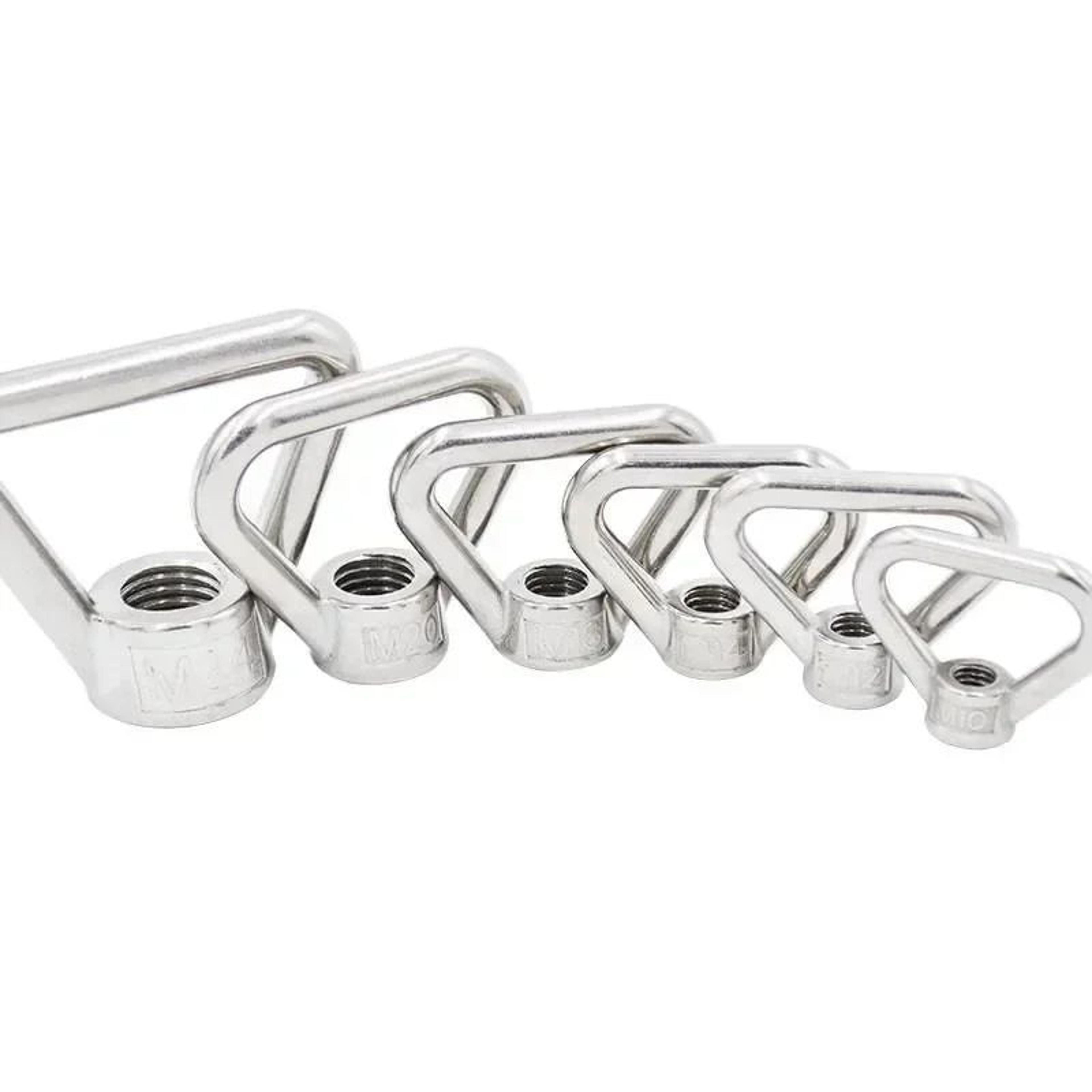 HeavyDuty Stainless Steel Lifting Eye Nut M8M20  Secure Ring Bolt For Safe Rigging  Hoisting 5