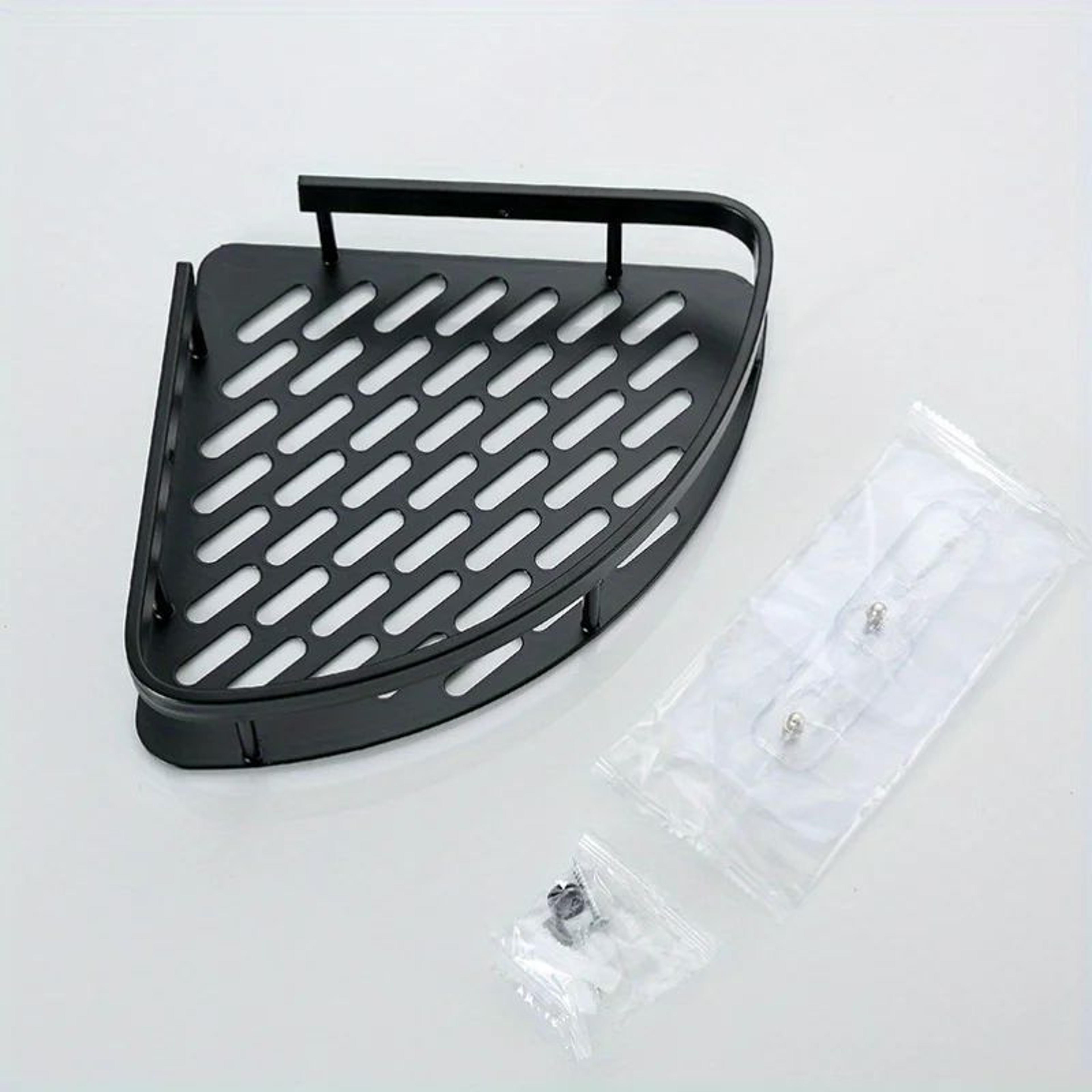 Deluxe Corner Tension Shower Caddy  Stainless Steel Wall Corner Shelf Organizer 6