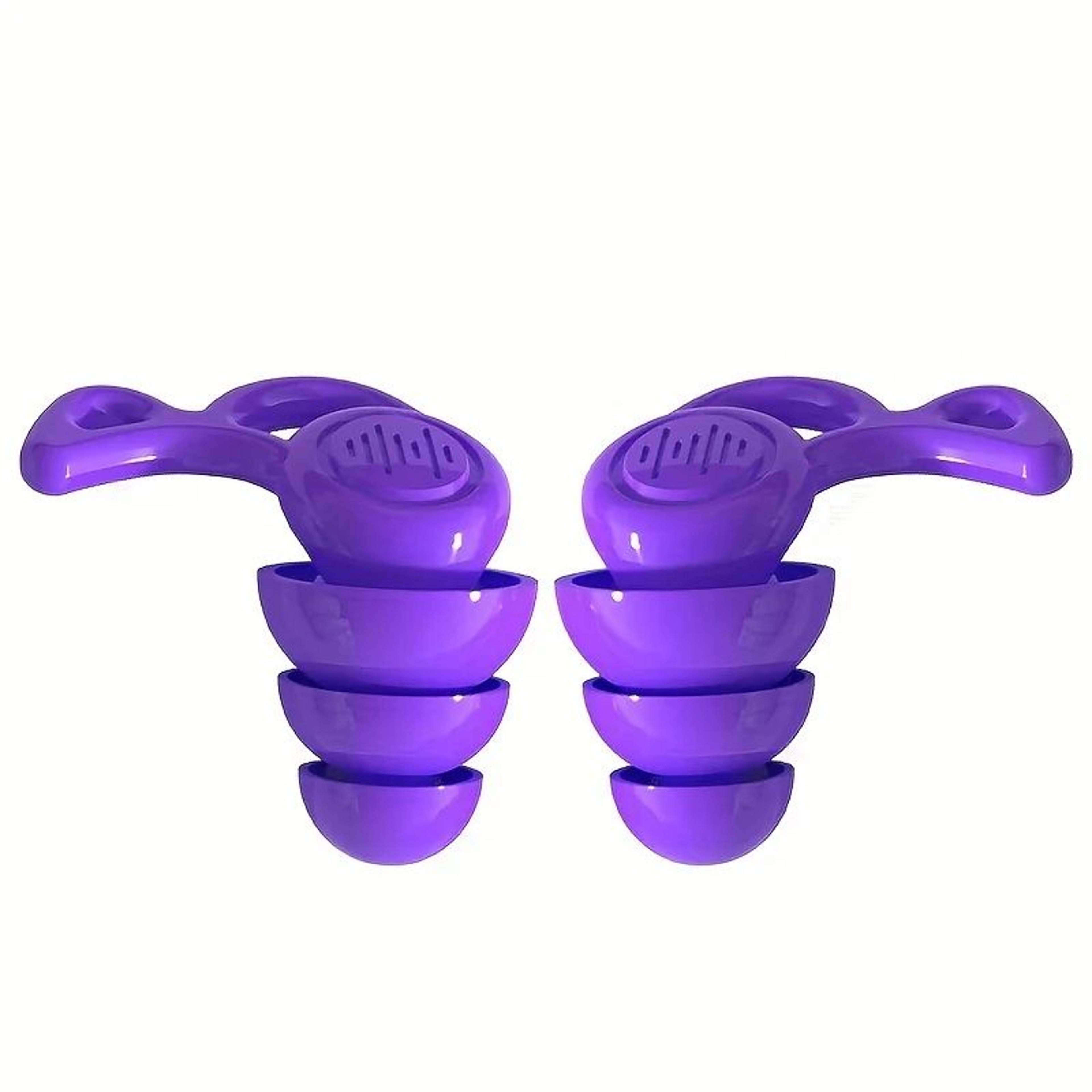 UltraSoft Reusable Silicone Earplugs  NoiseCancelling Earplugs For Sleep  Travel 8