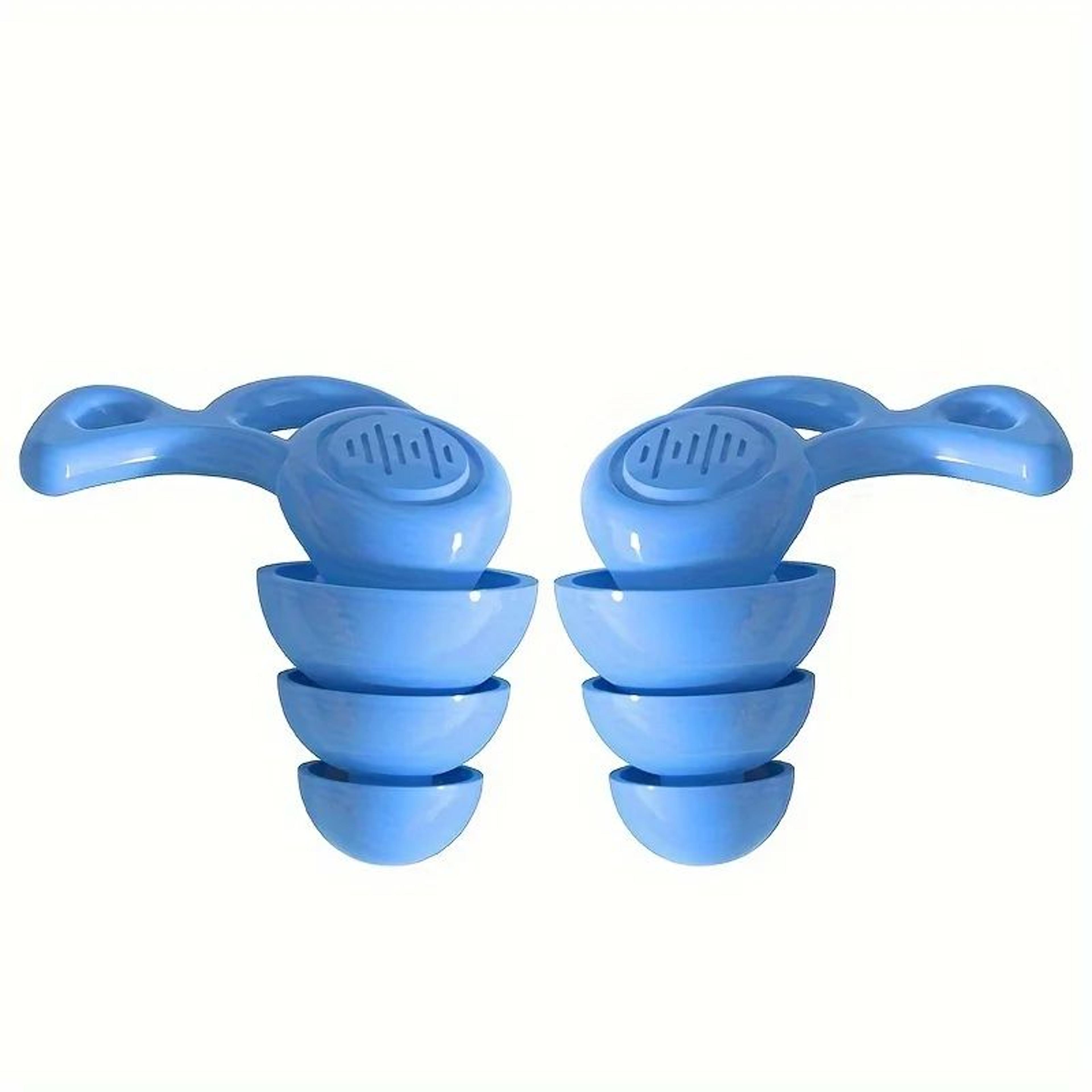 UltraSoft Reusable Silicone Earplugs  NoiseCancelling Earplugs For Sleep  Travel 5