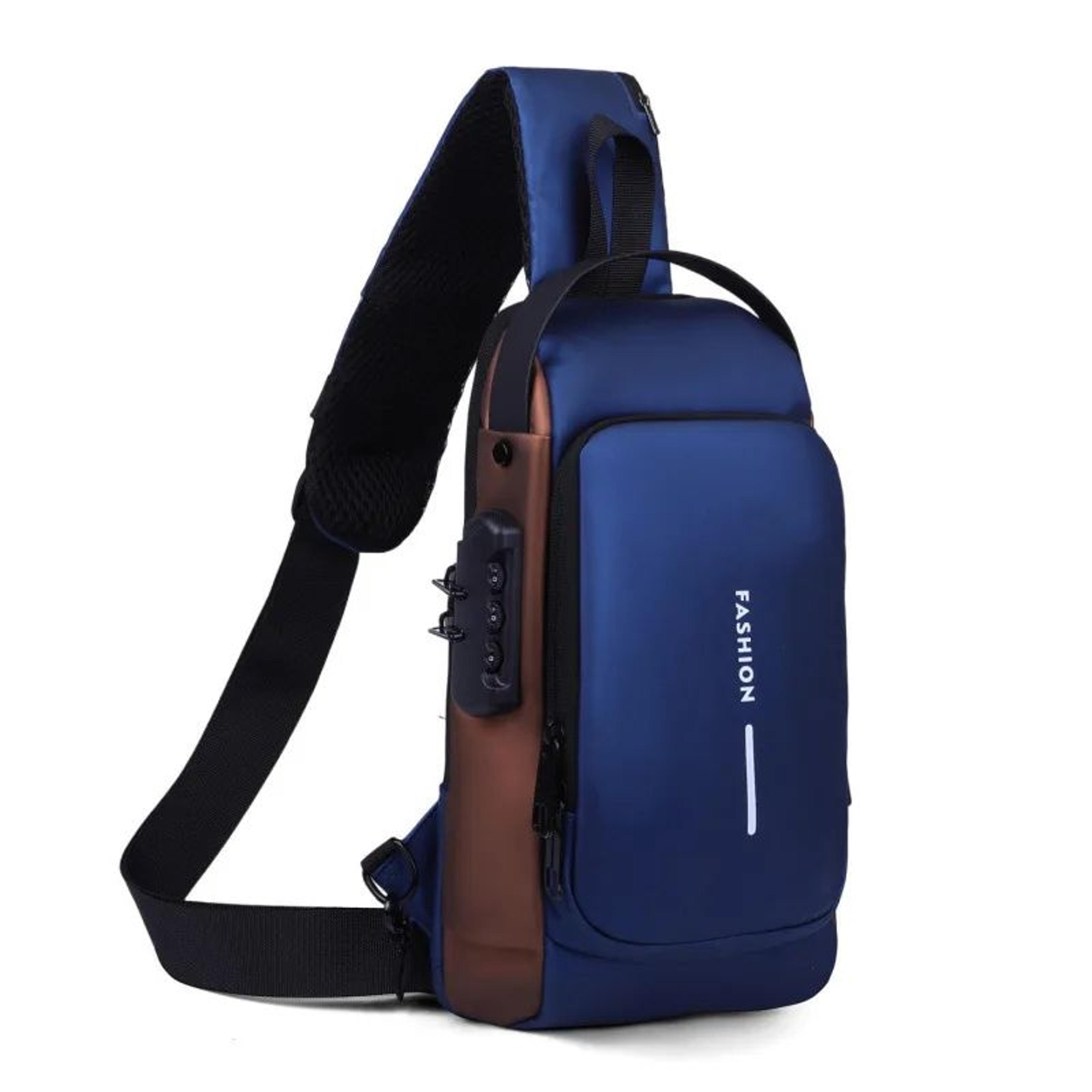 CompactSecure Mens AntiTheft Chest Bag  Durable Oxford Crossbody Sling For Travel  Motorcycle Use 9