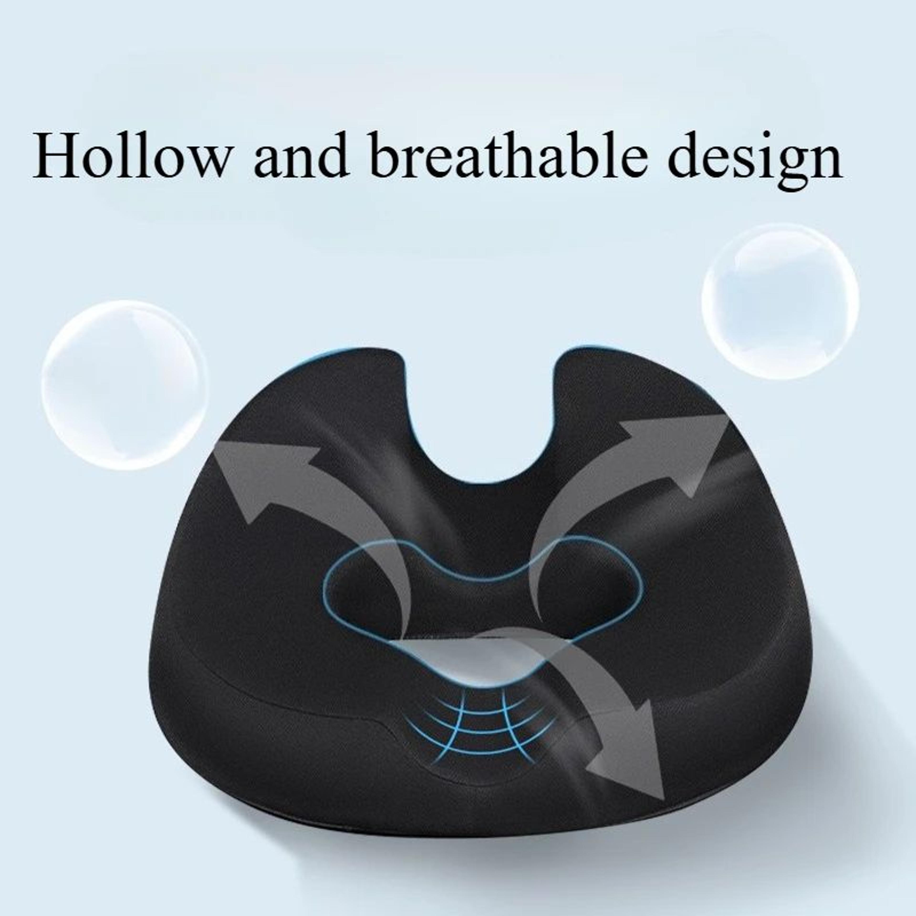 Premium Memory Foam Coccyx Seat Cushion  Tailbone  Sciatica Relief Donut Seat Cushion 3