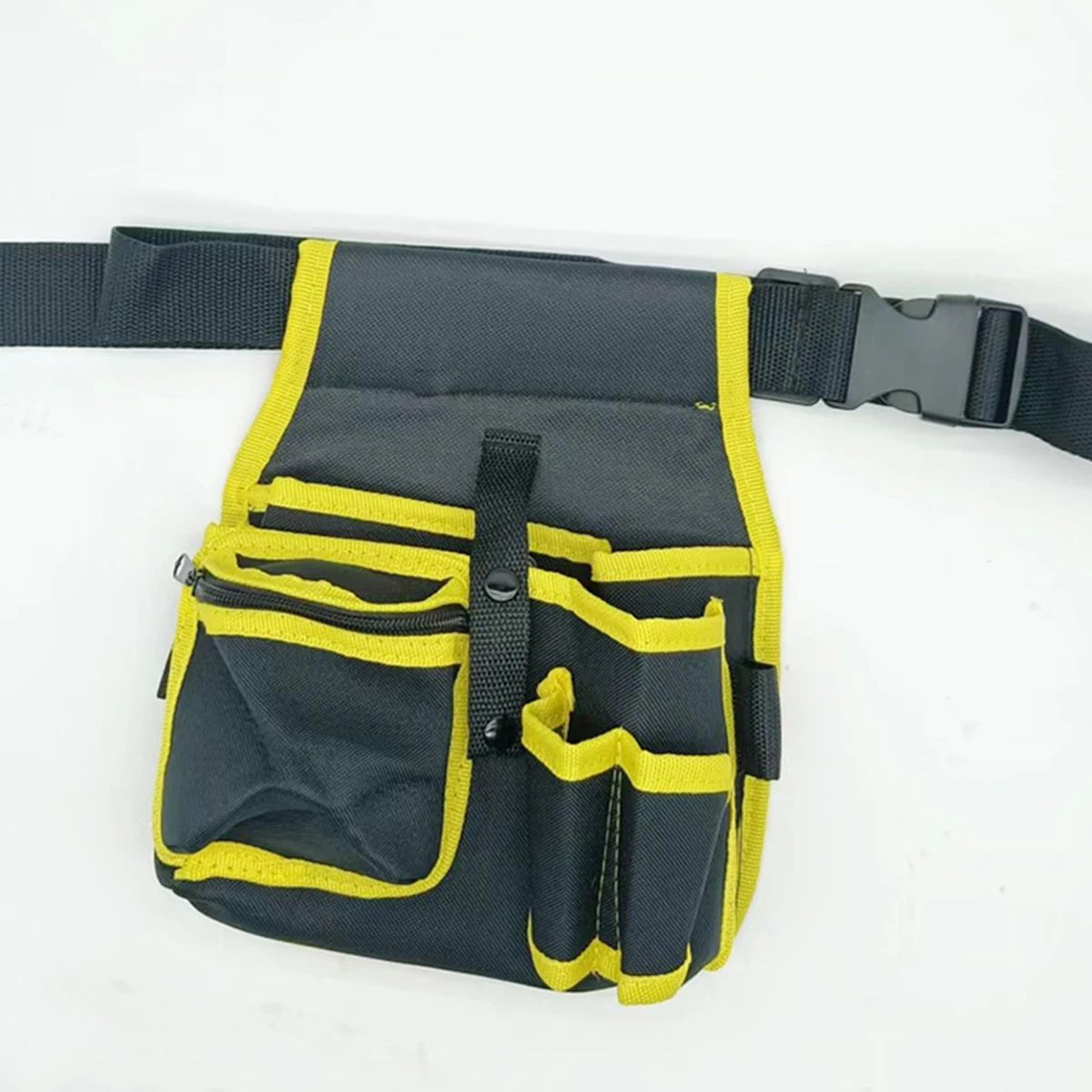 Compact MultiPurpose Electrician Tool Bag  WaistMounted Maintenance Pouch 10