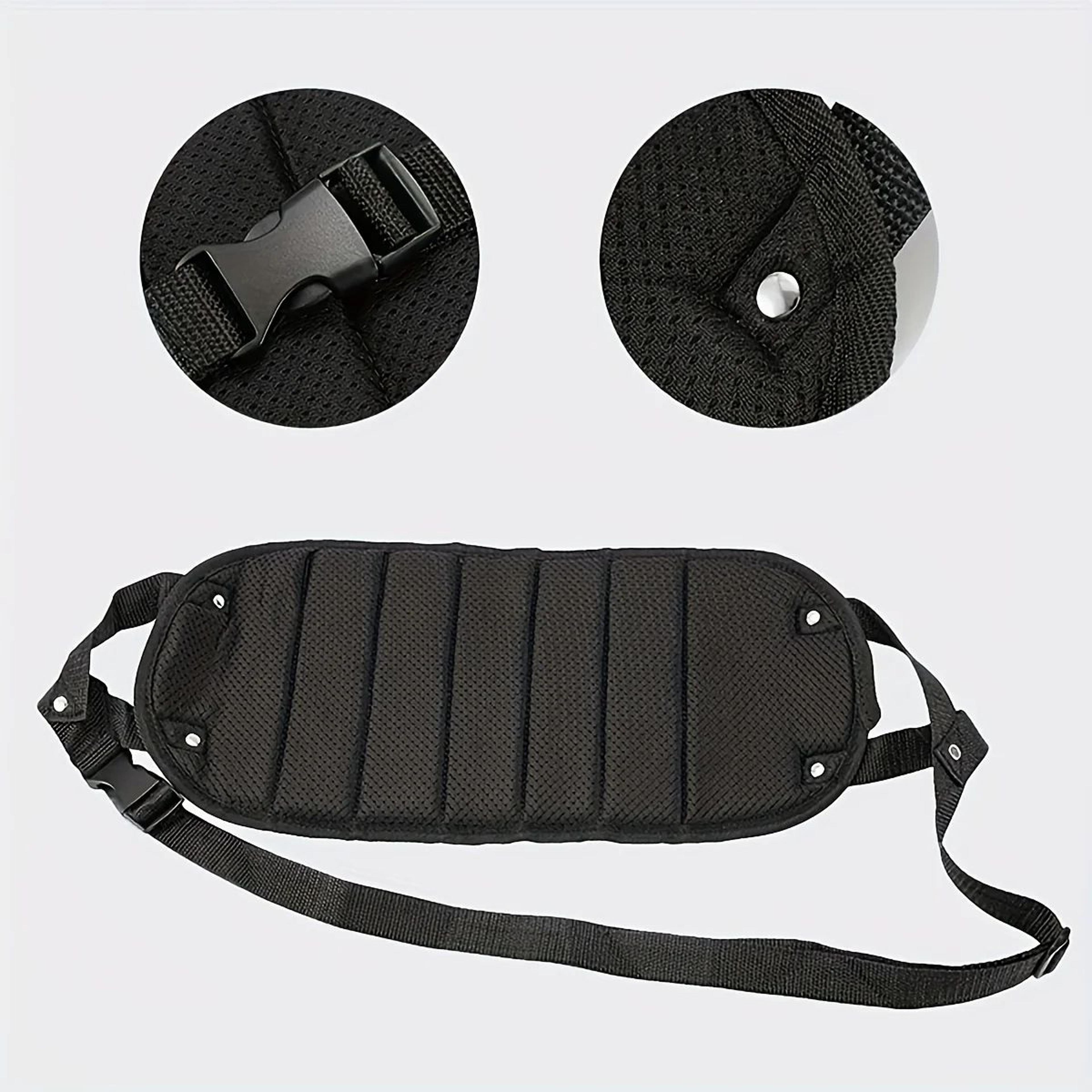Adjustable Travel Foot Hammock For Airplane  Office Comfort 2