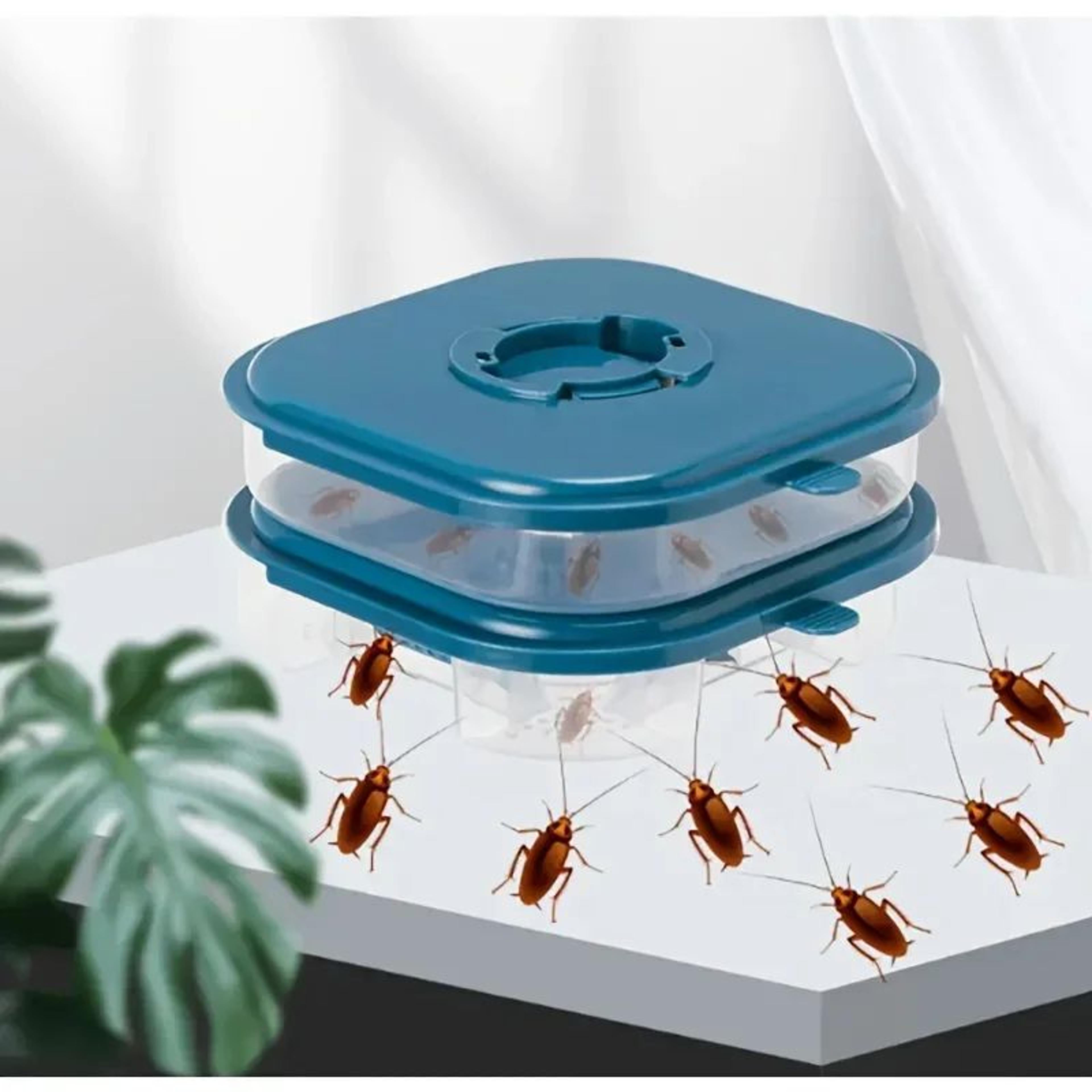 SmartGuard Reusable Cockroach Trap Box  Efficient NoBait Pest Control For Homes 0
