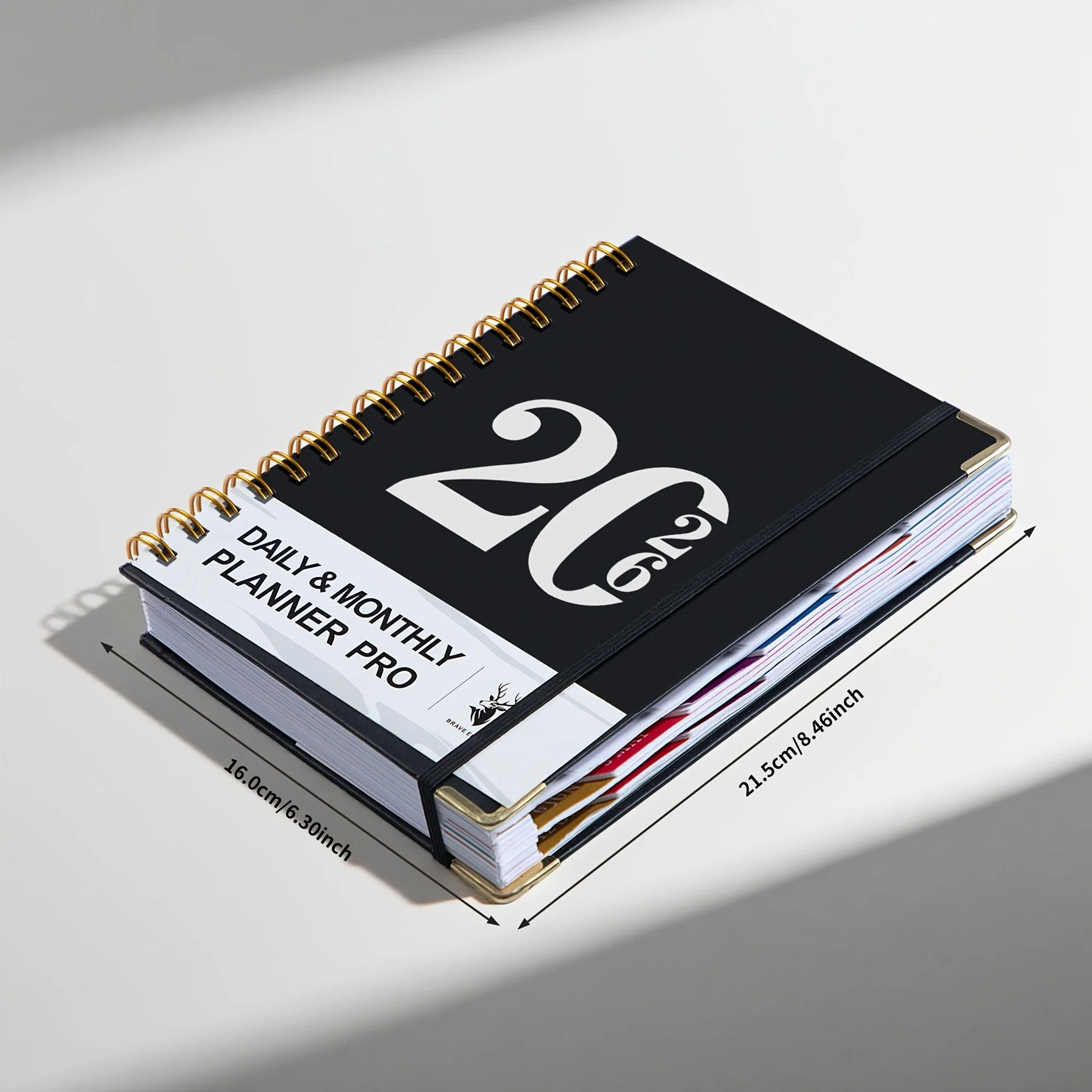 2026 YearRound Planner  Organizer  320Page Weekly  Monthly Calendar With Stickers 1