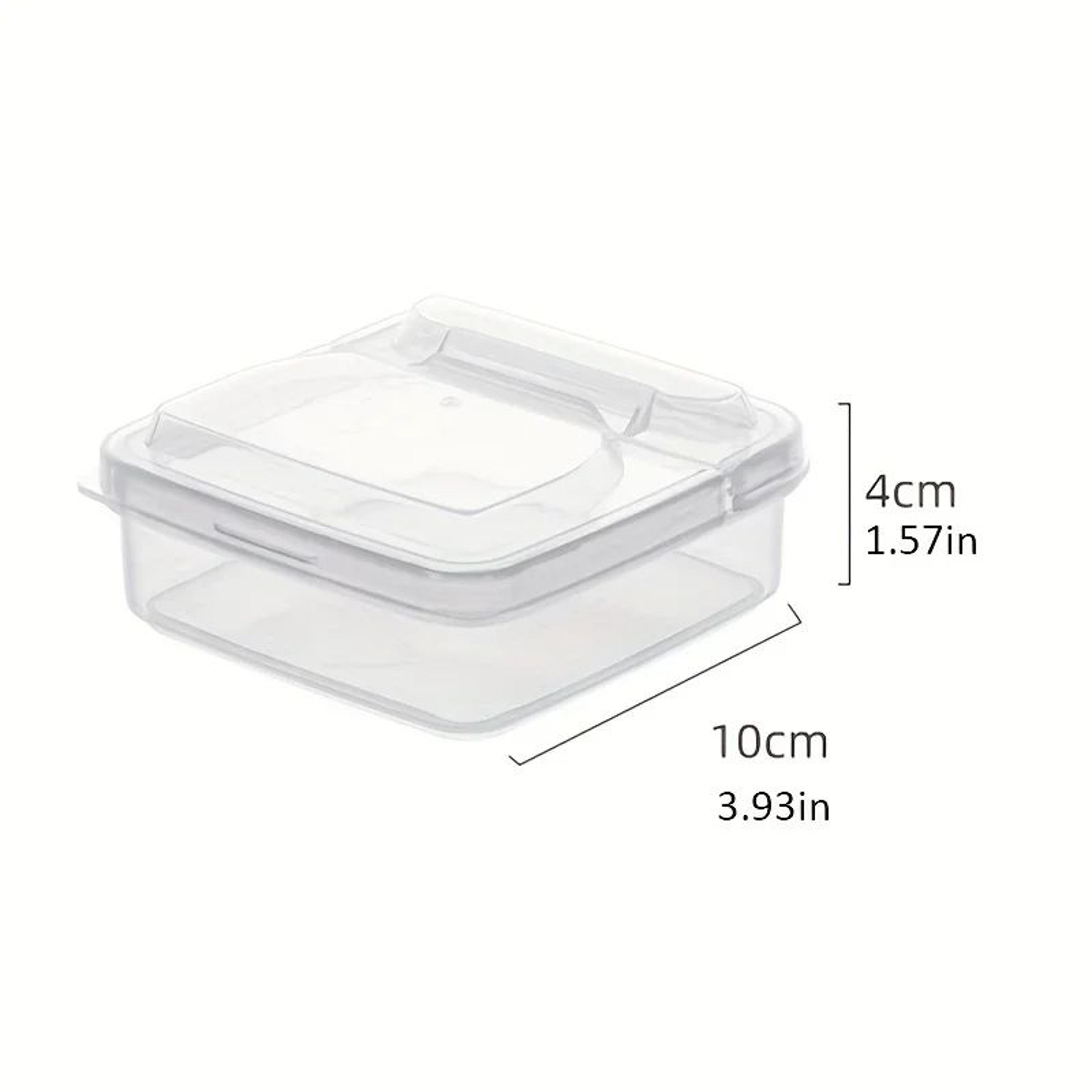 FridgeReady Sliced Cheese Container  Clear Plastic Cheese Storage Box With Flip Lid 6