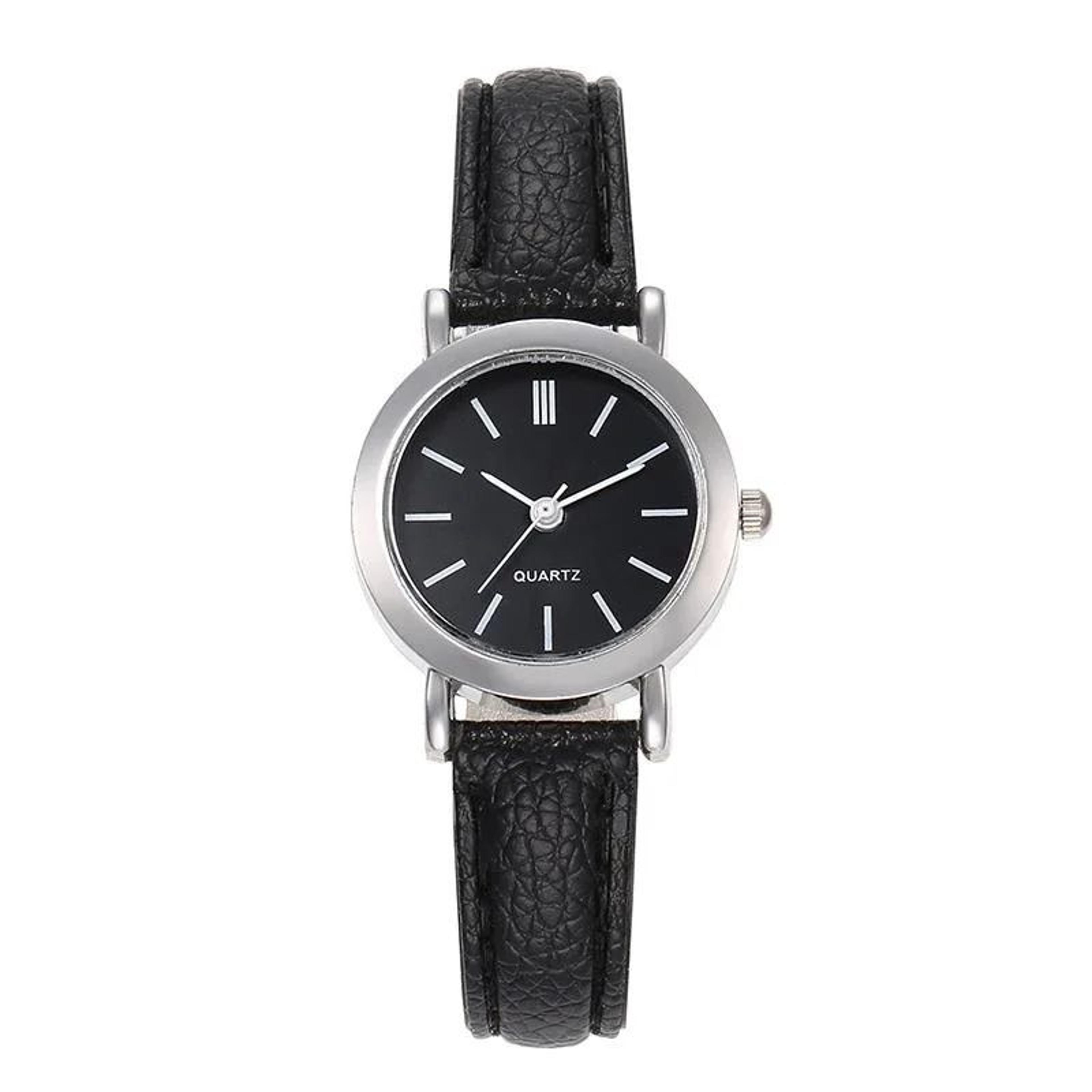 Elegant Retro Leather Strap Quartz Watch  Classic Casual Timepiece For Women  Men 2