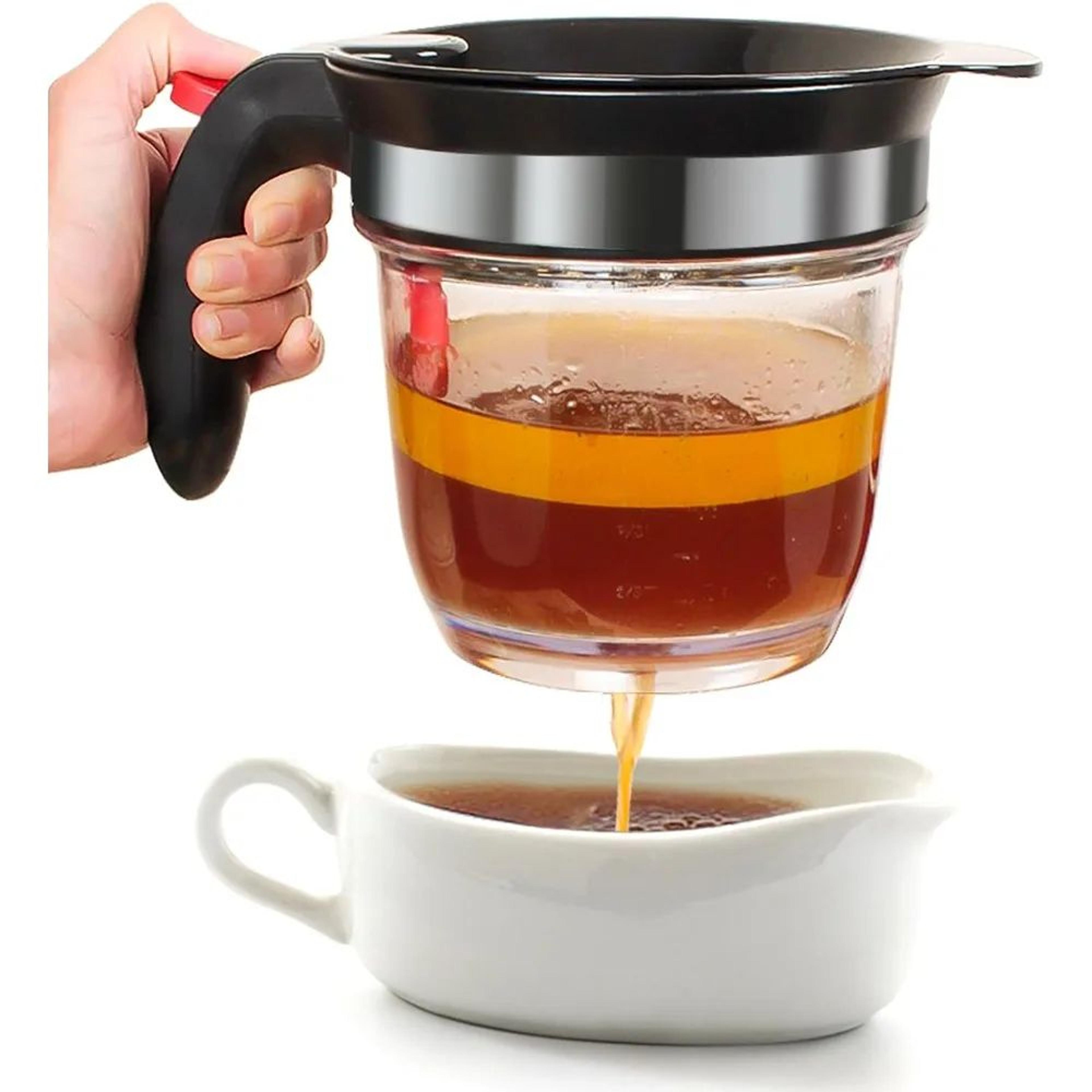 GreaseFree Pour Fat Separator  Oil Strainer 0