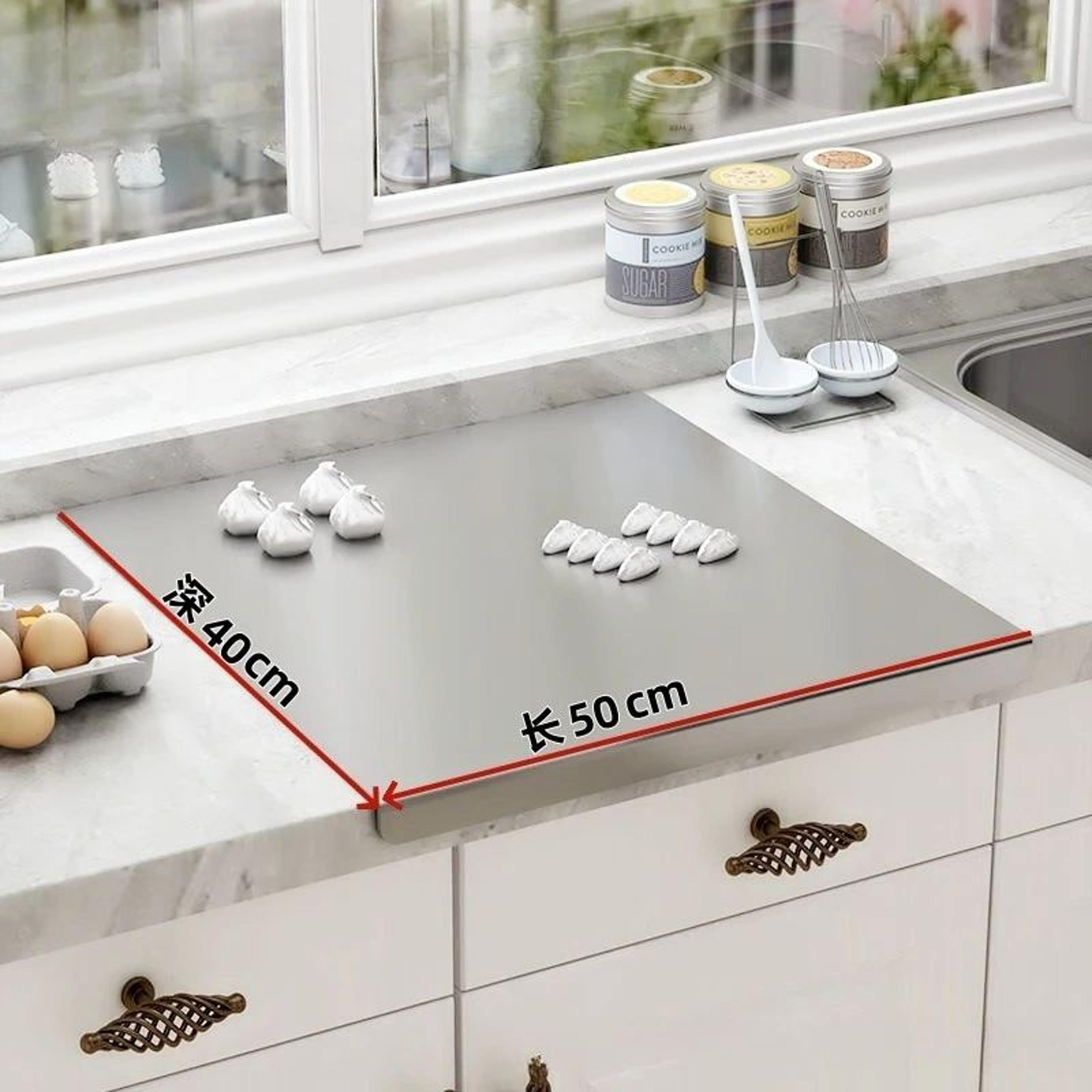 Stainless Steel Kitchen Cutting Board Pro  Hygienic Durable  NonSlip Food Prep Surface 7